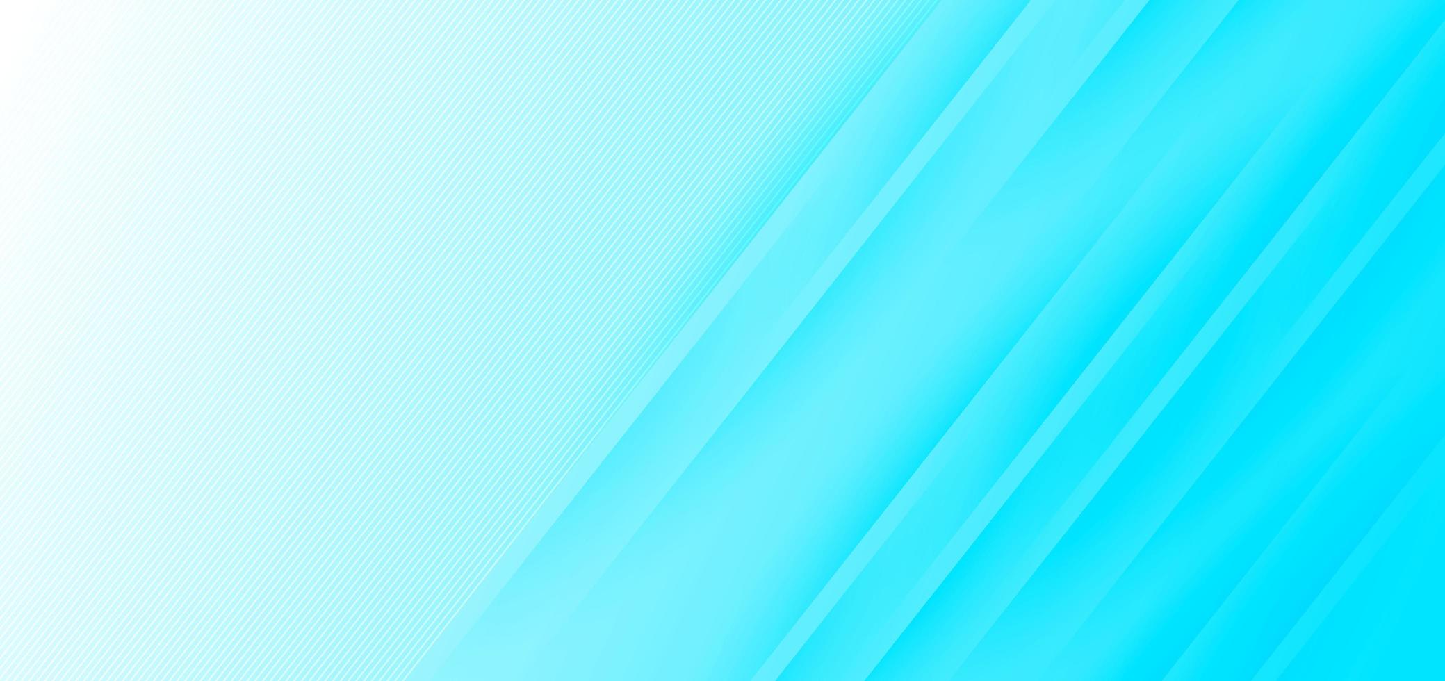 Abstract modern soft blue gradient diagonal lines background. vector