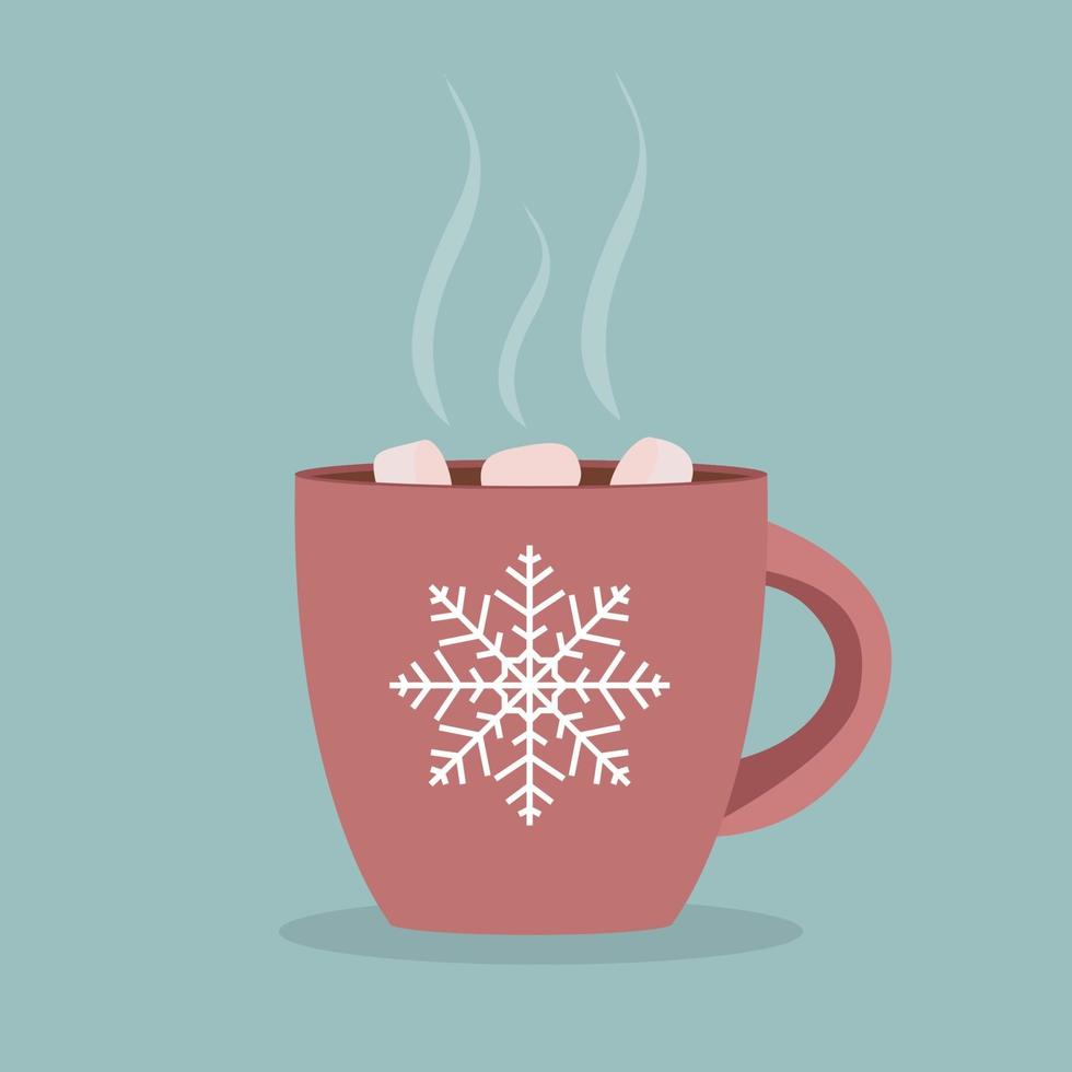 Winter Cup Background. vector