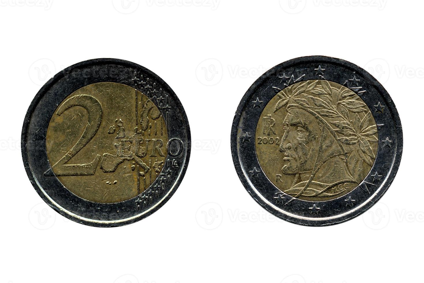 moneda de dos euros foto