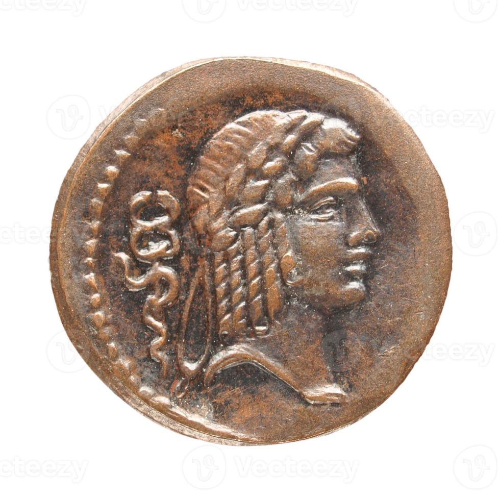 Ancient Roman coin photo