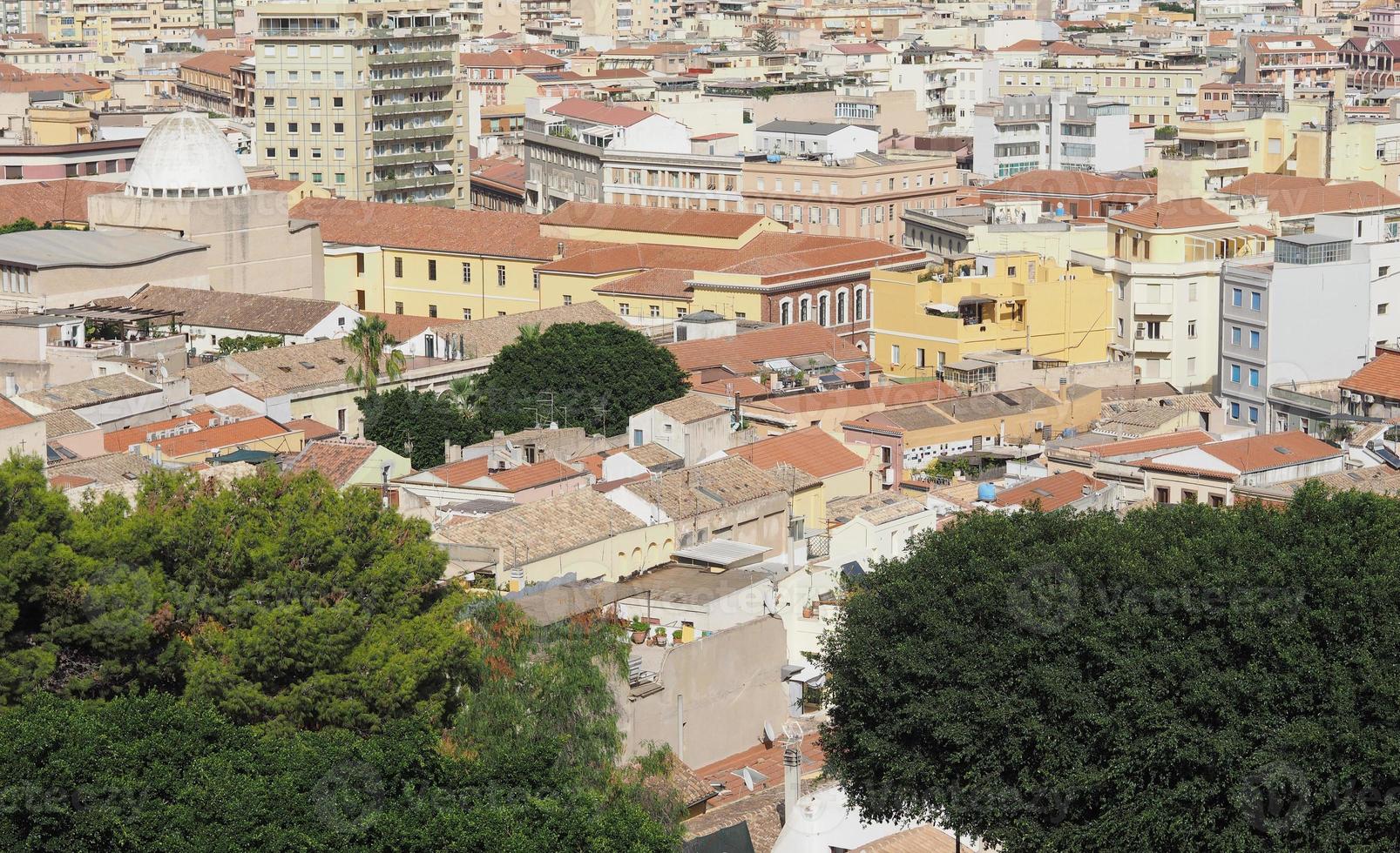 Aerial view of Cagliari photo