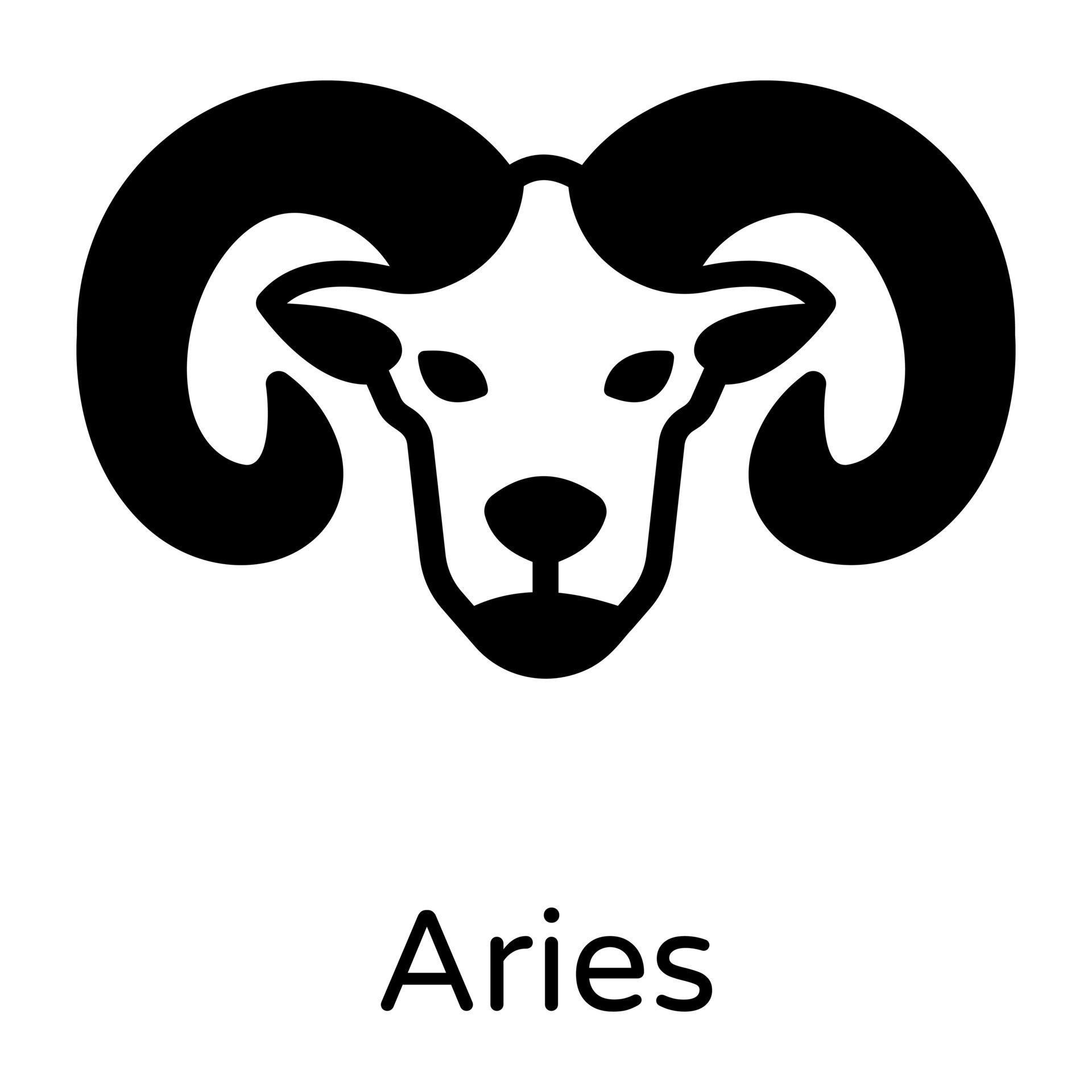 Aries Zodiac sign 3213503 Vector Art at Vecteezy