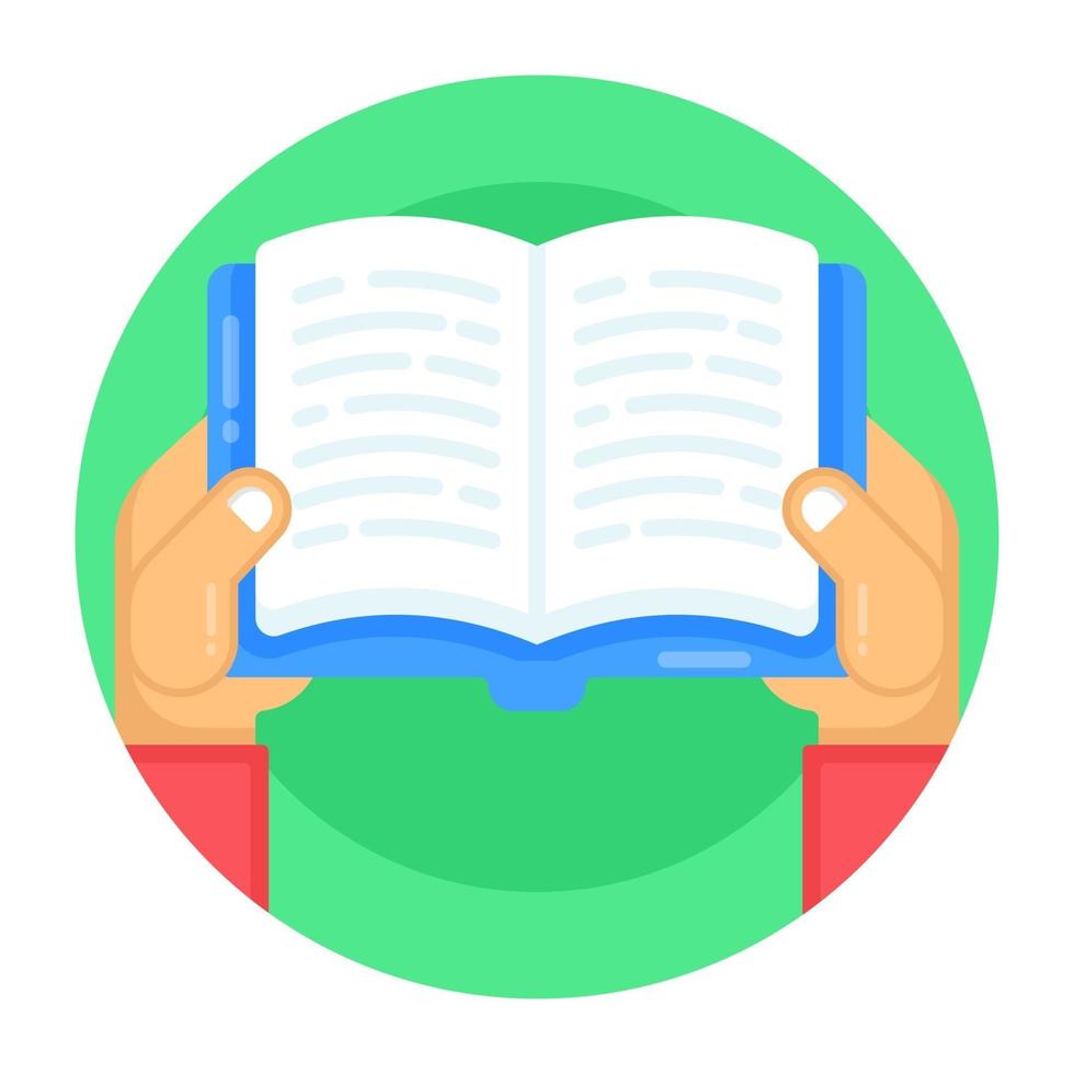 Open Book and Education vector