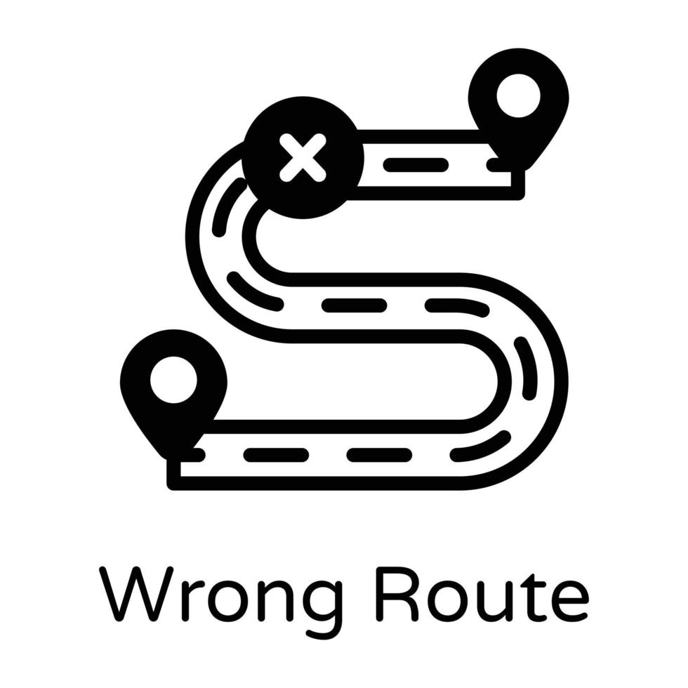 Wrong and Location pin 3213521 Vector Art at Vecteezy