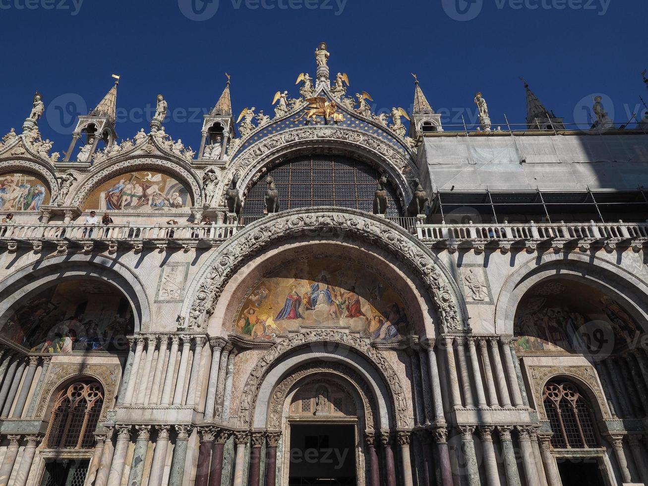 plaza de san marcos en venecia foto