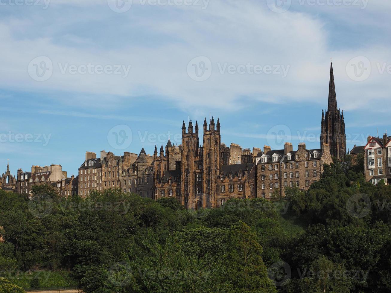 vista de la ciudad de edimburgo foto