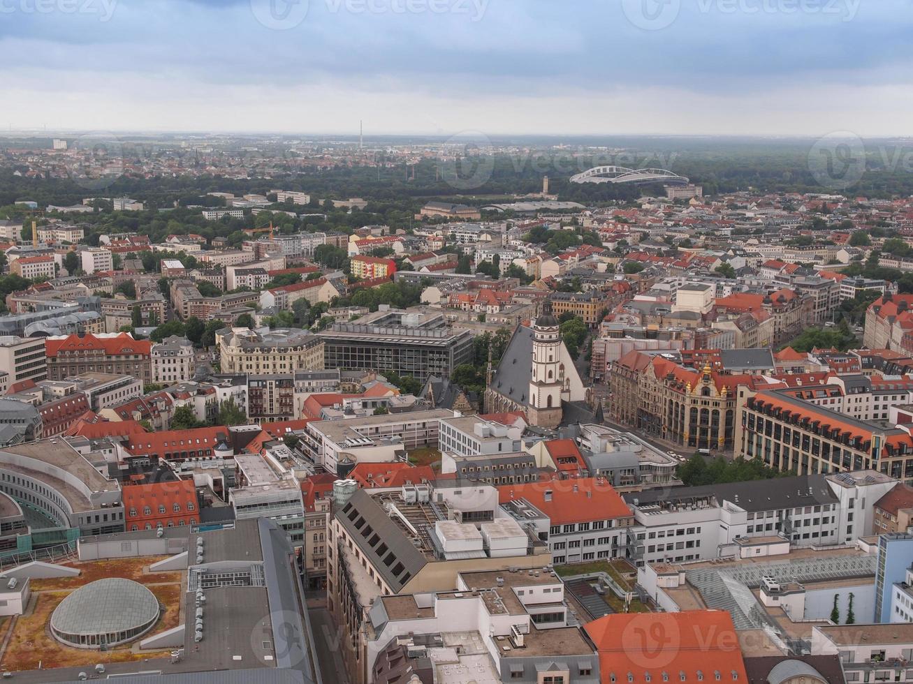 Leipzig aerial view photo