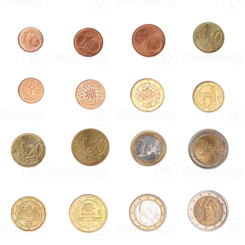 moneda de euro austria foto