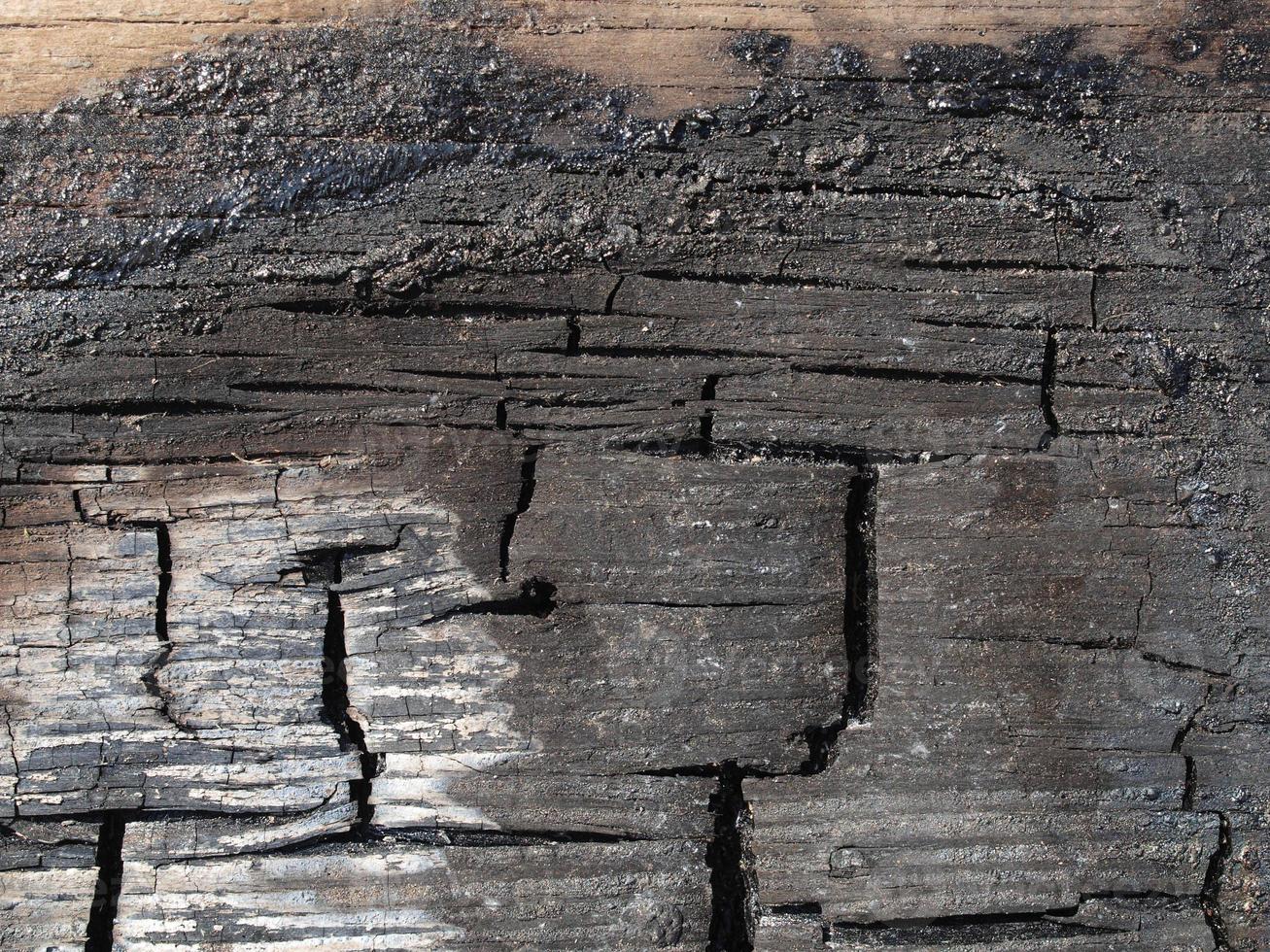 textura de madera quemada foto
