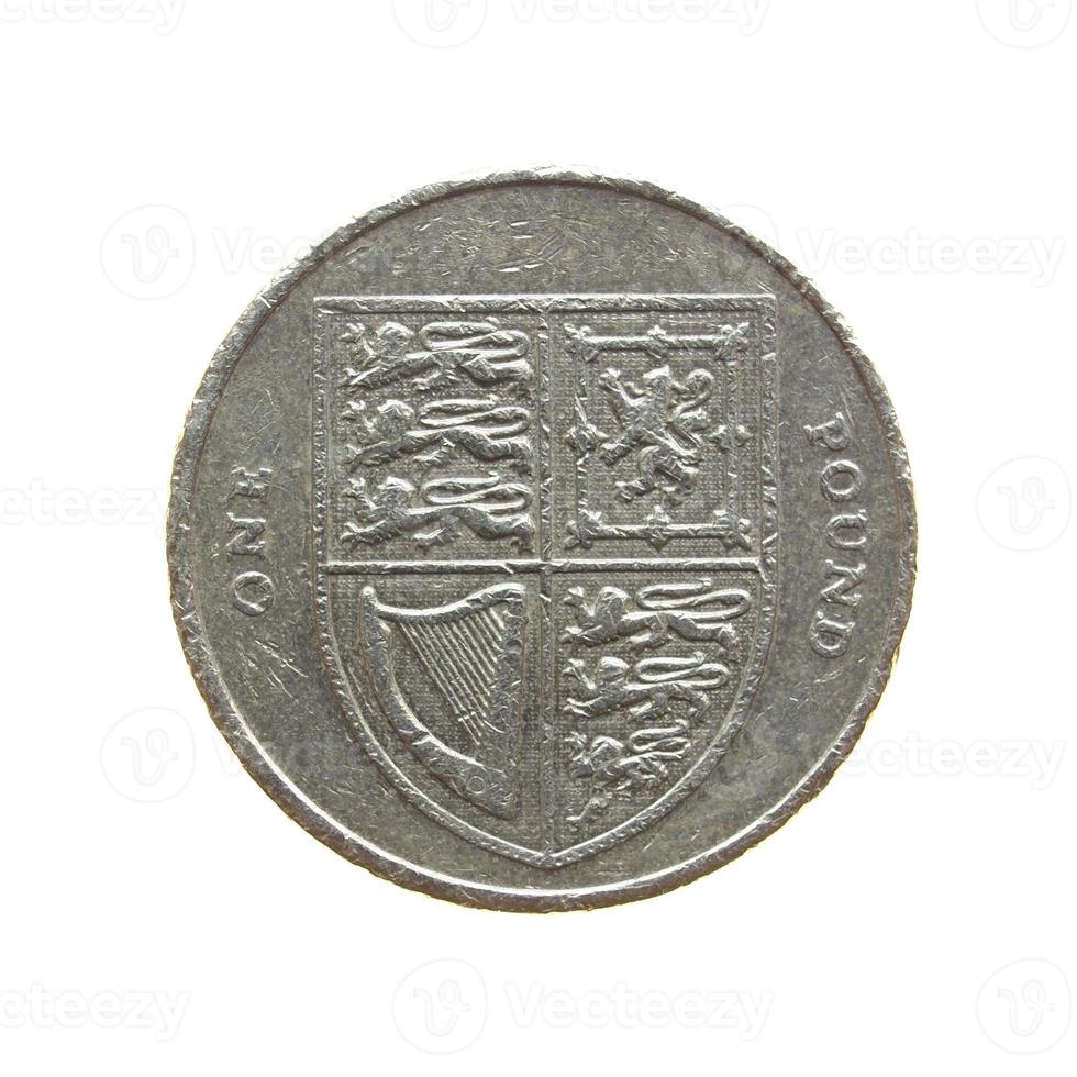 1 pound coin, United Kingdom photo