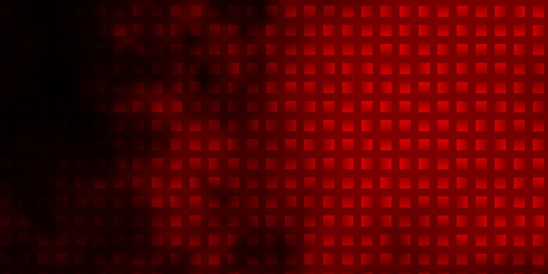 Dark Orange vector backdrop with rectangles.