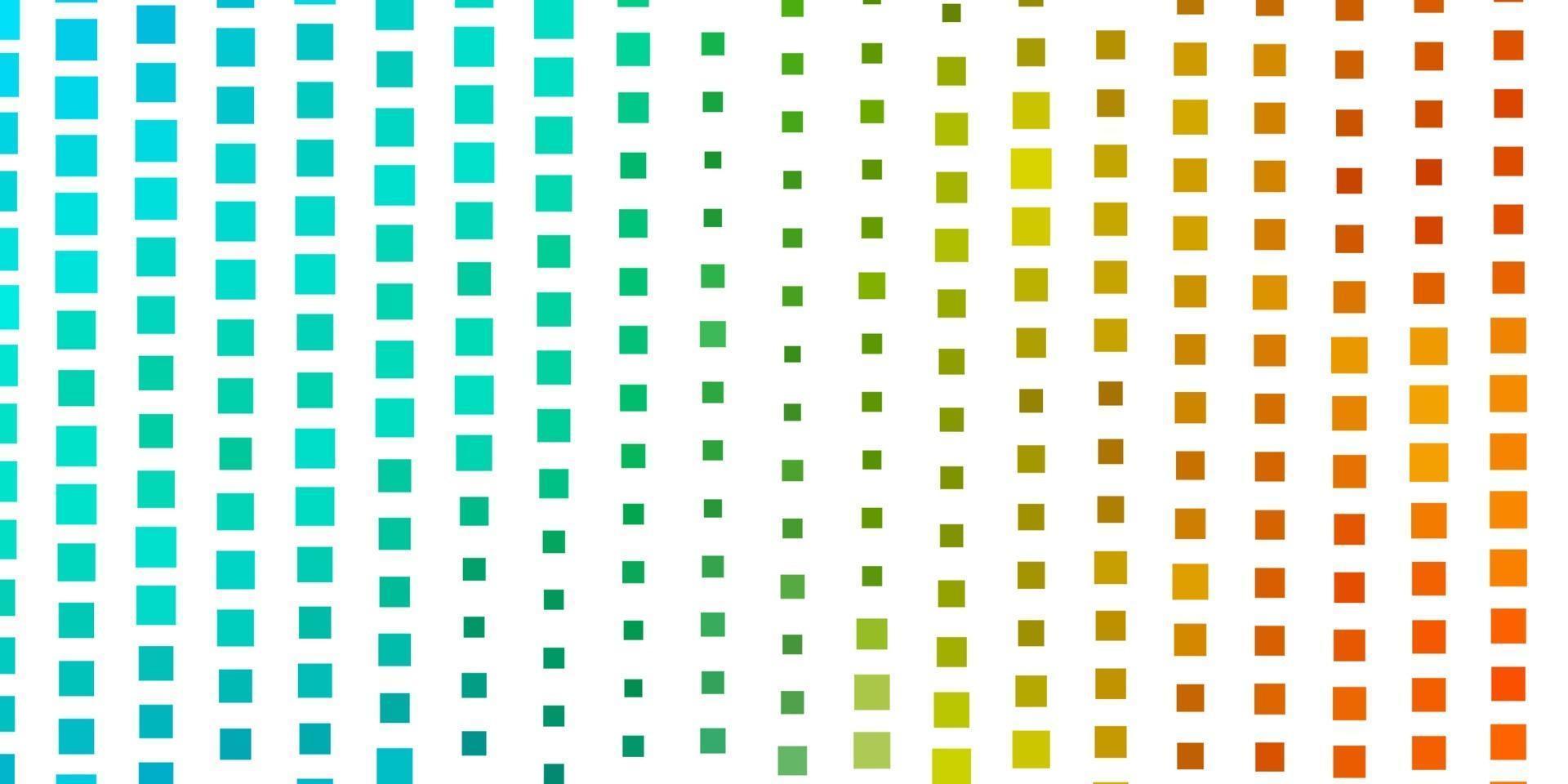 Light Blue, Yellow vector backdrop with rectangles.