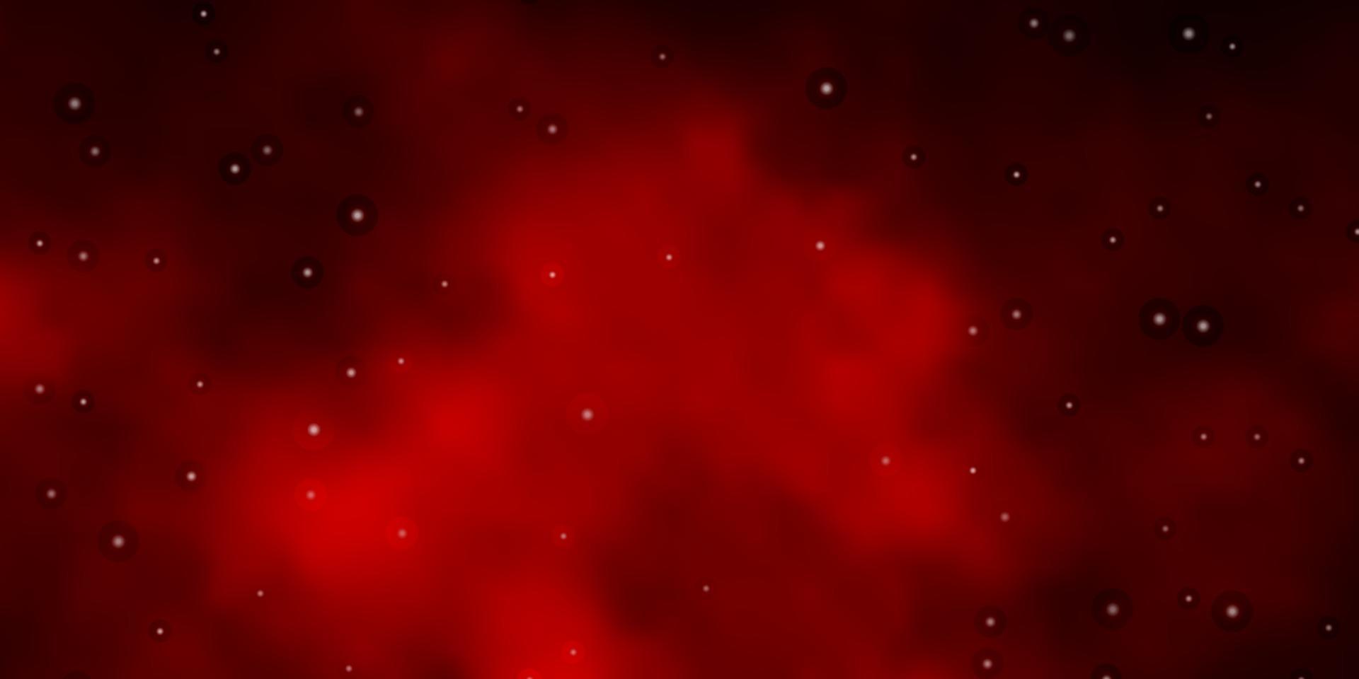 textura de vector marrón oscuro con hermosas estrellas.