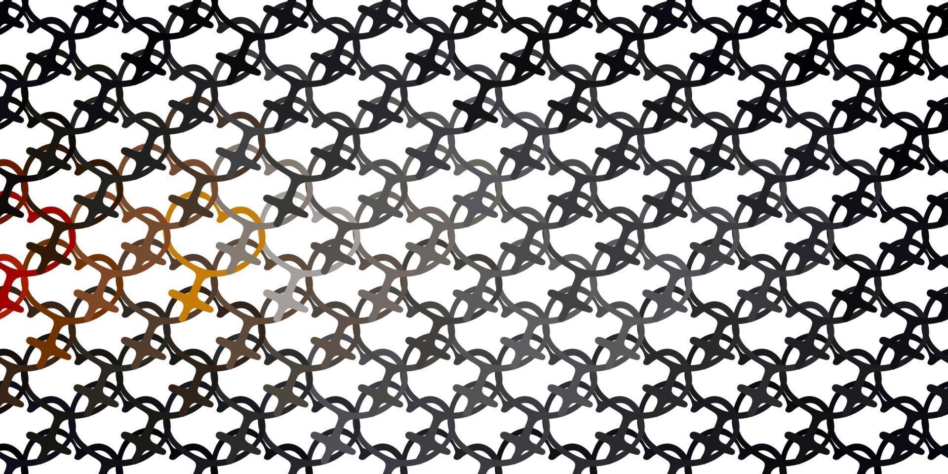 Light Yellow vector backdrop with woman's power symbols.