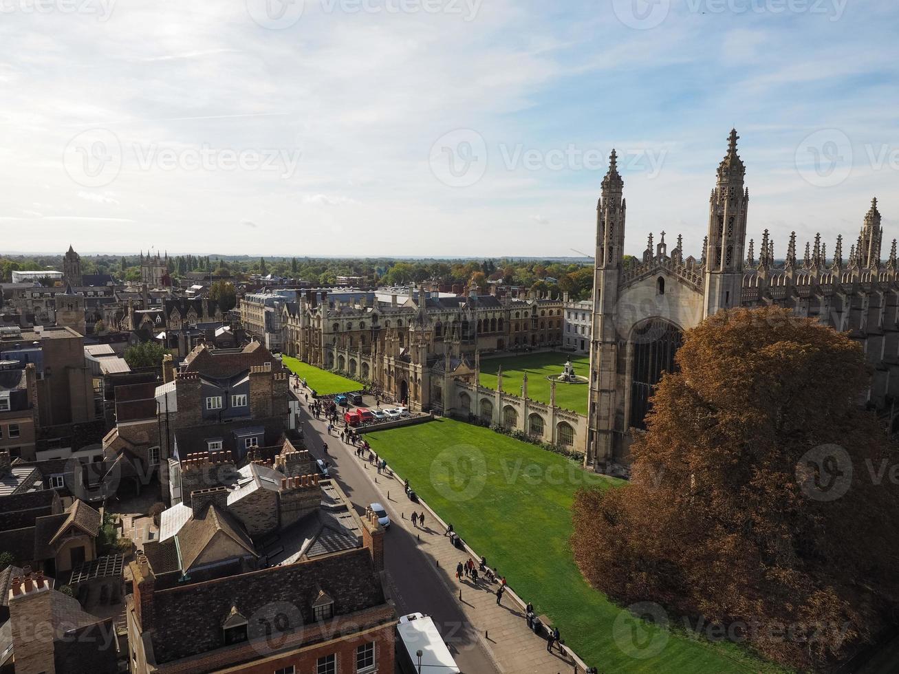 vista aerea de cambridge foto