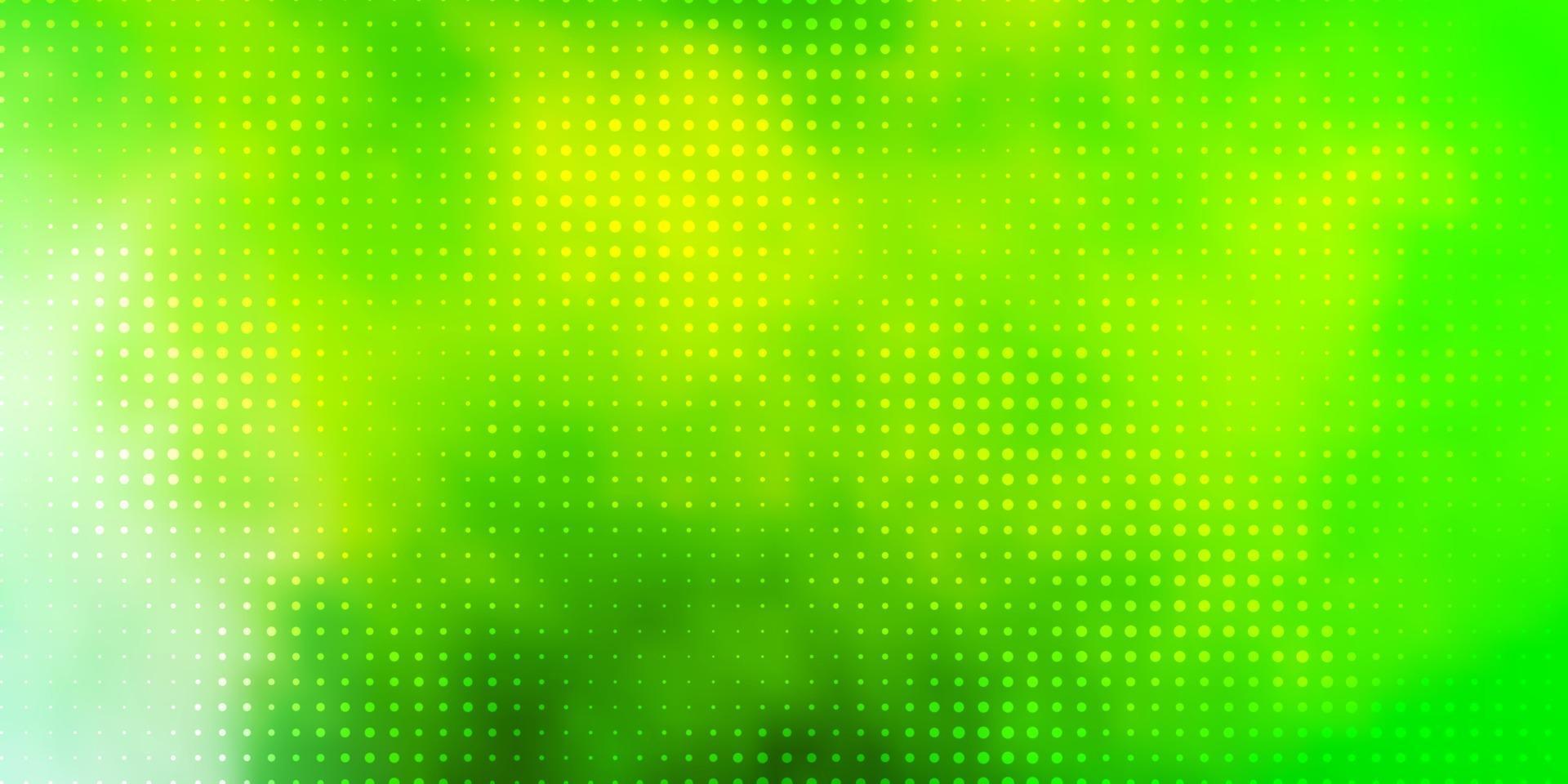 textura de vector verde claro con discos.