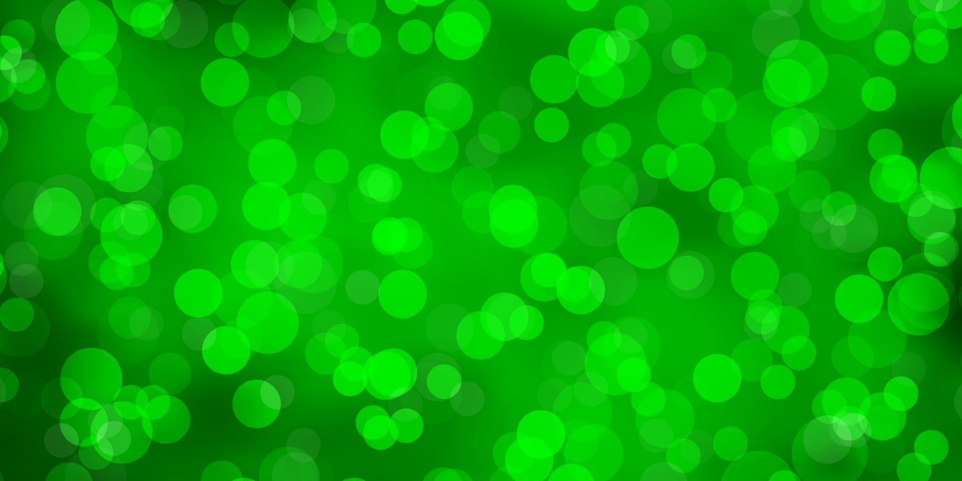 Light Green vector backdrop with dots.