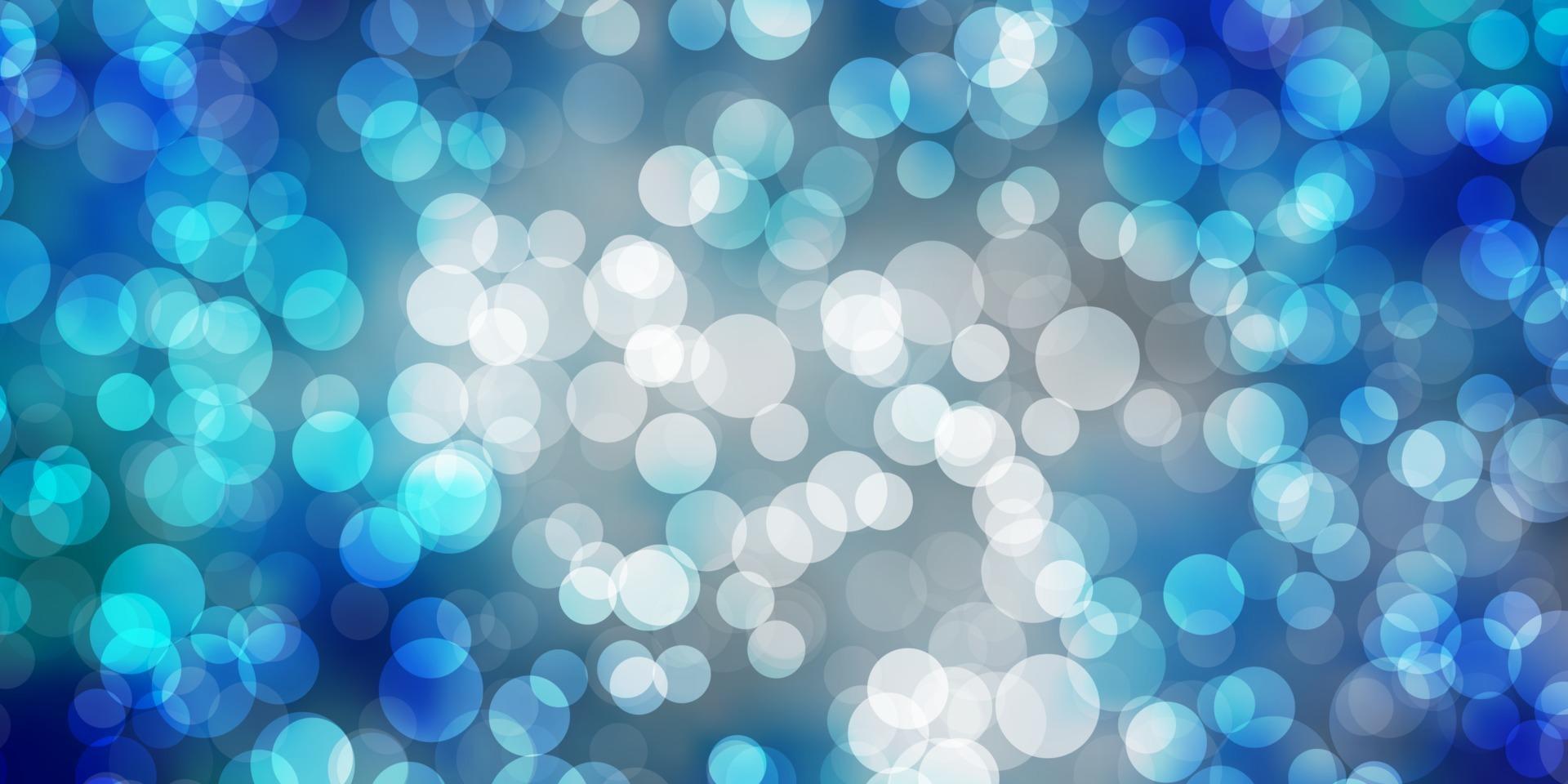 Light Pink, Blue vector background with bubbles.