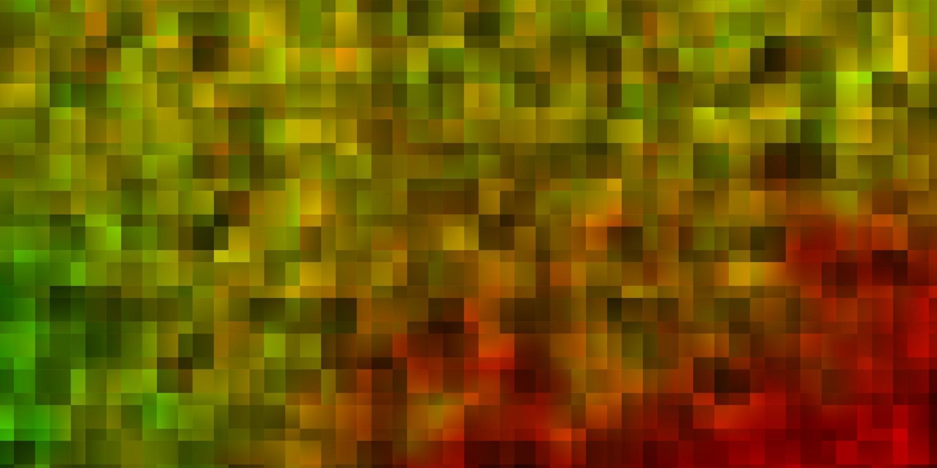 Light Red, Yellow vector texture in rectangular style.