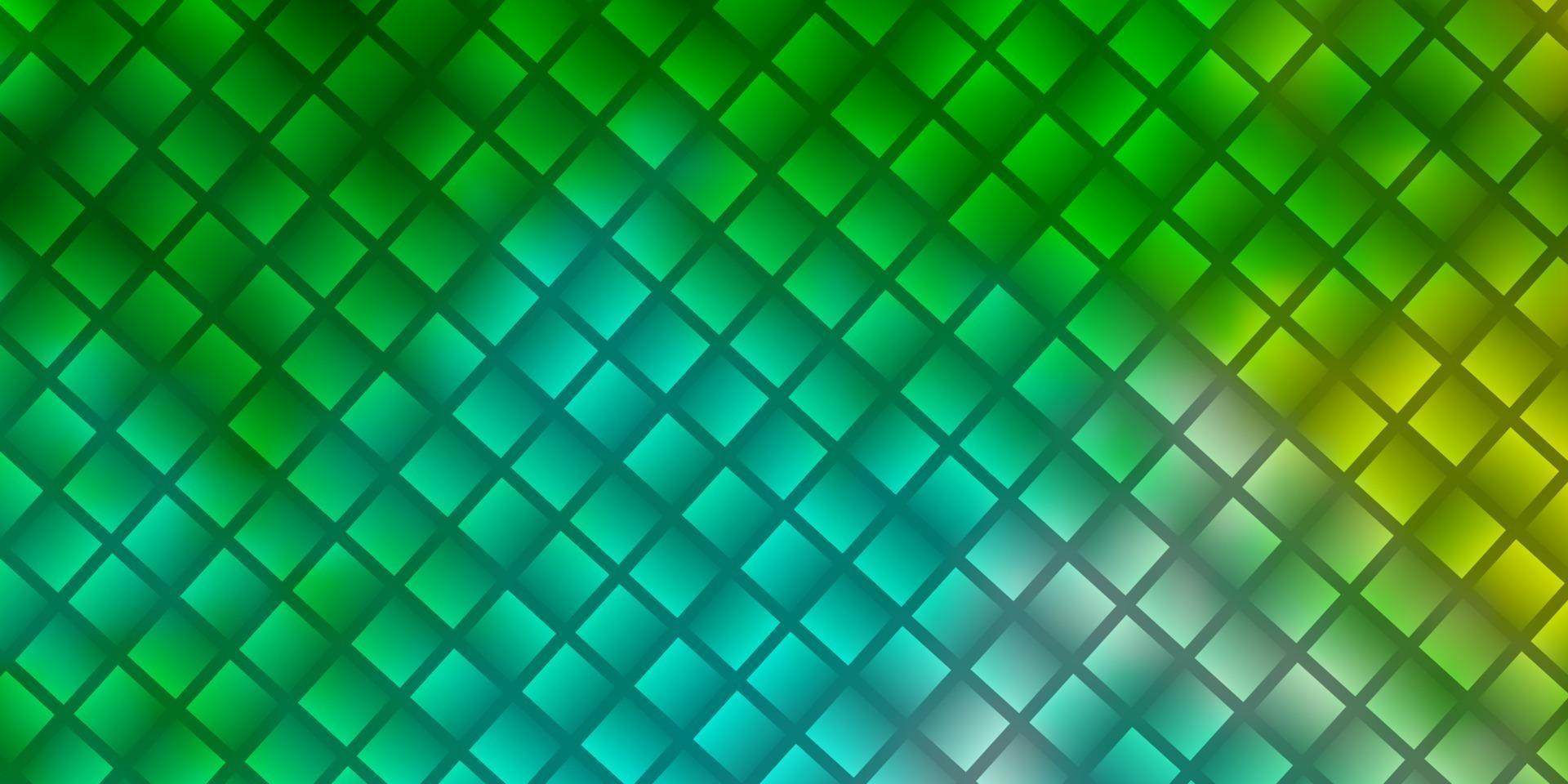 Light Blue, Green vector background with rectangles.