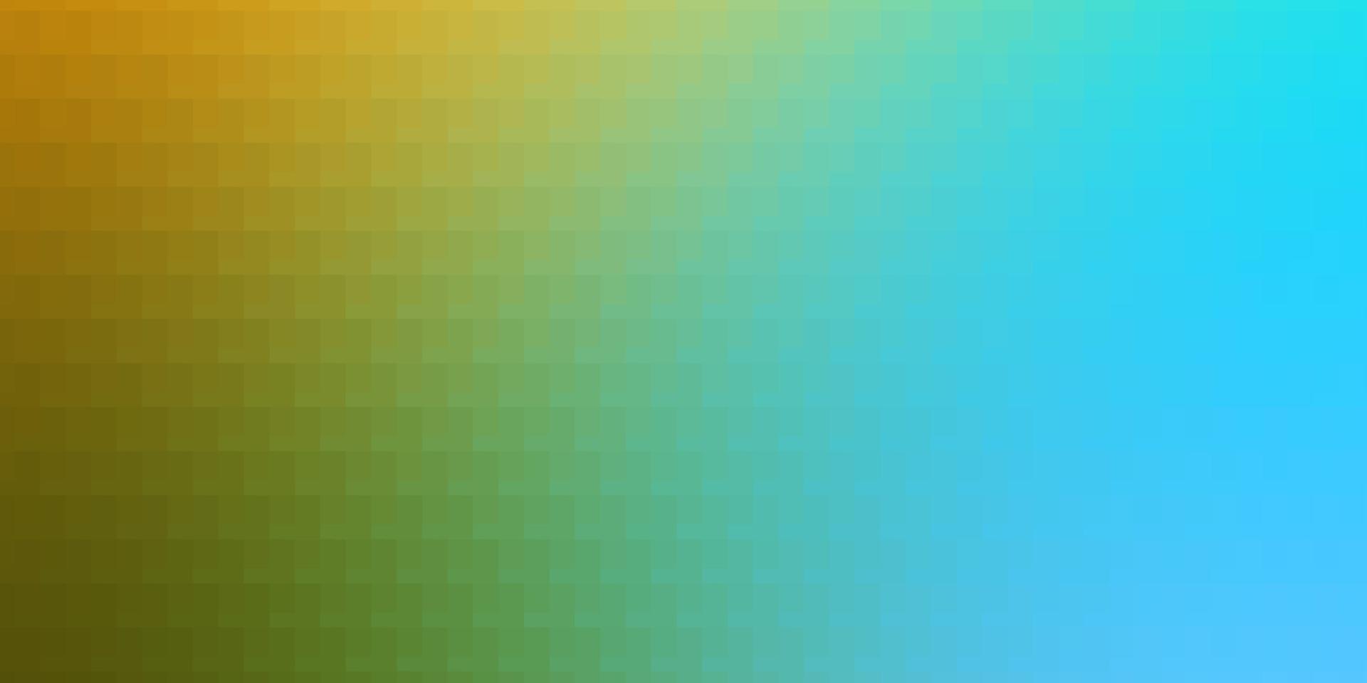 Light Blue, Yellow vector pattern in square style.