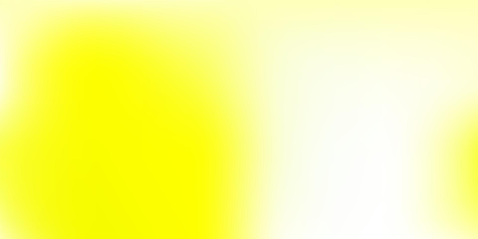 Light Yellow vector abstract blur layout.