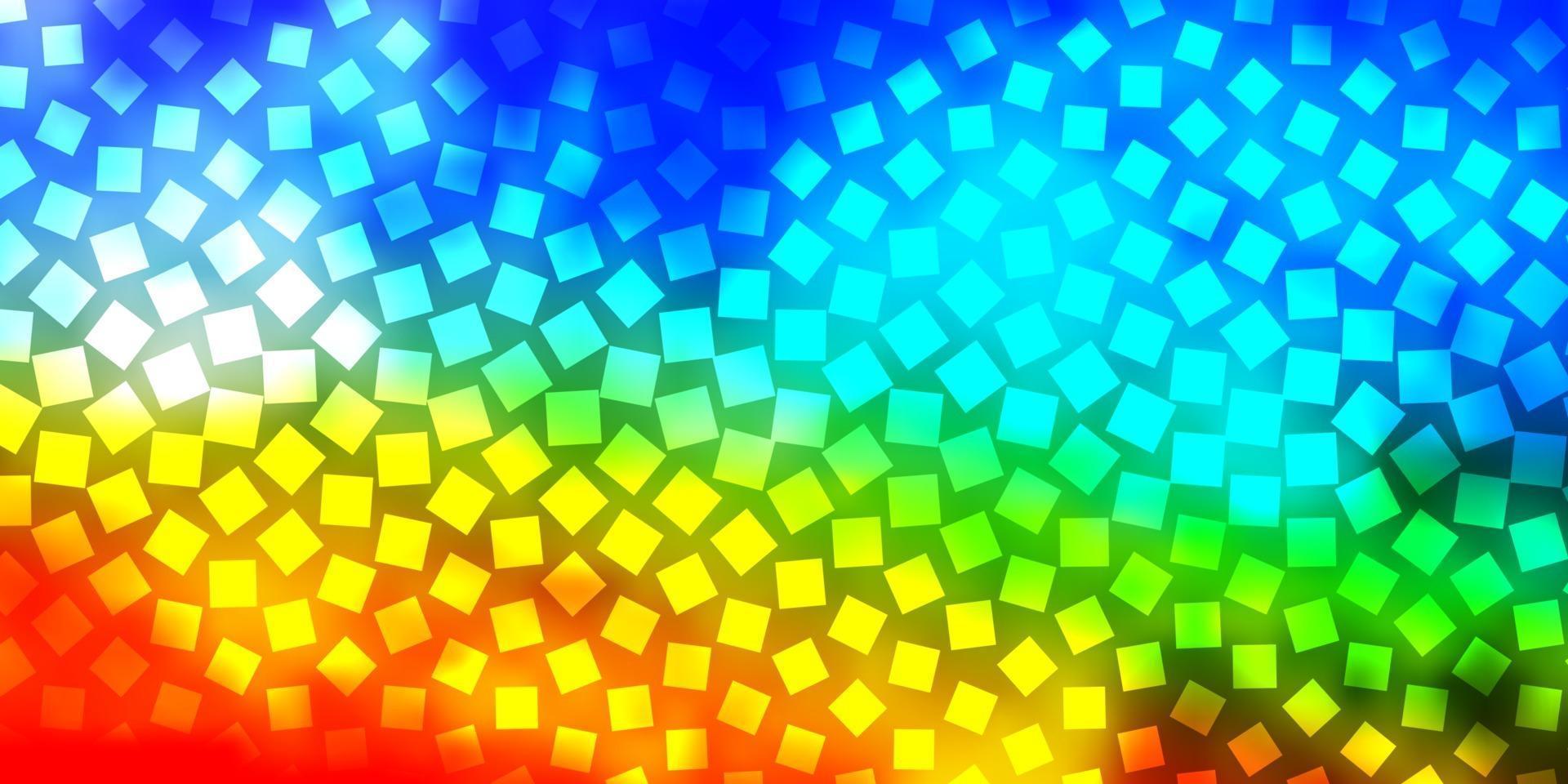 Light Multicolor vector backdrop with rectangles.