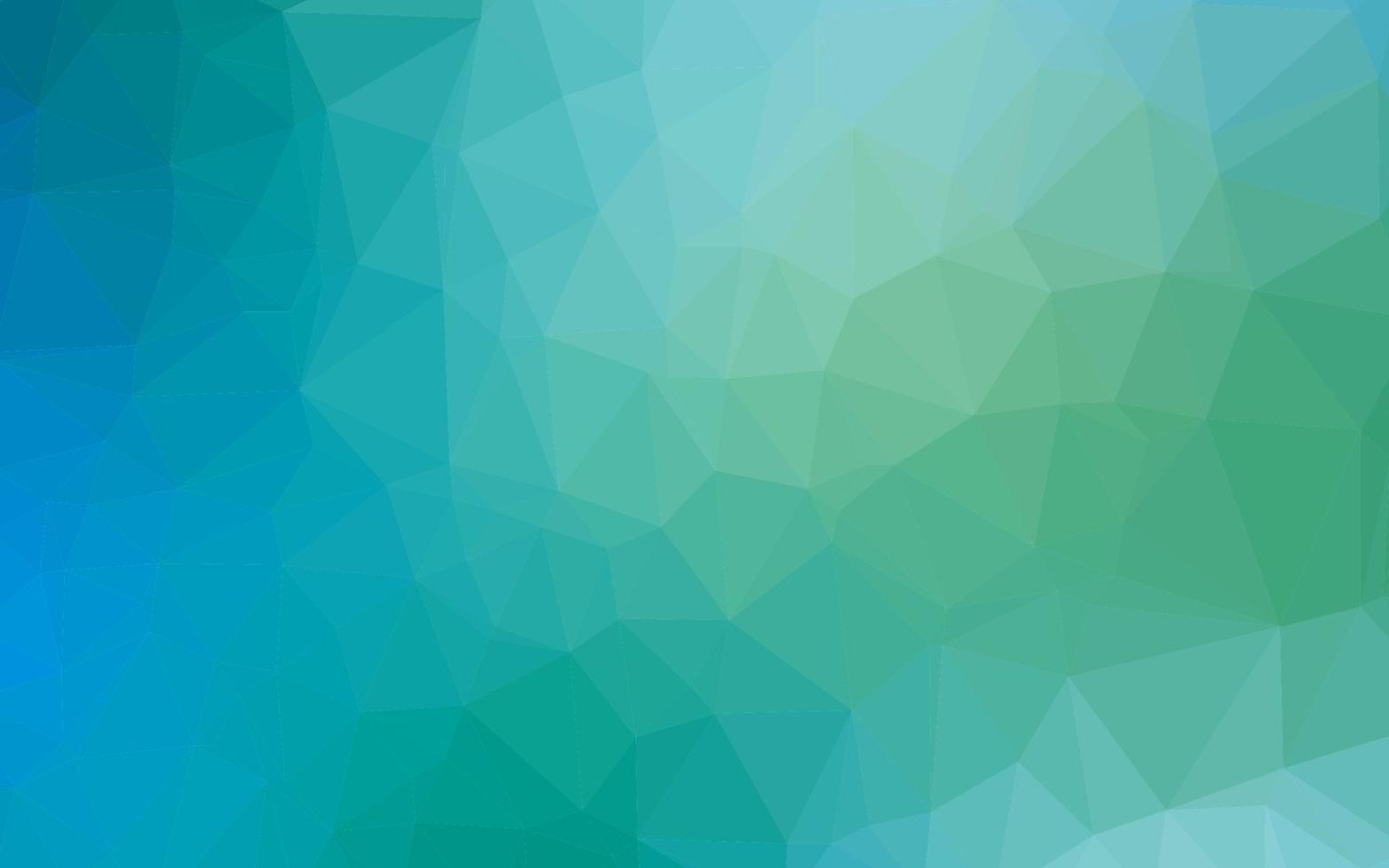 Light Blue, Green vector triangle mosaic texture.