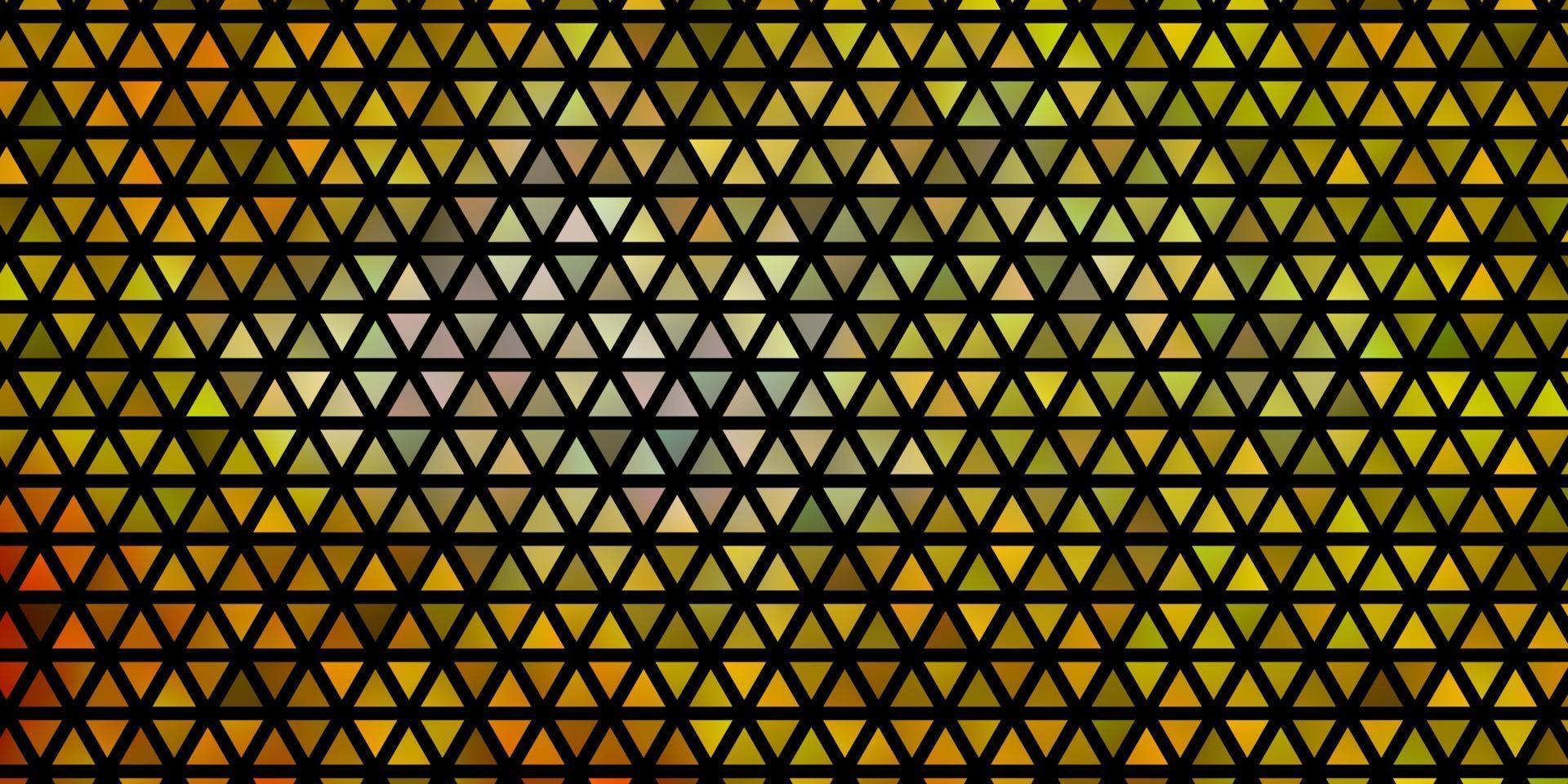 Light Orange vector layout with lines, triangles.
