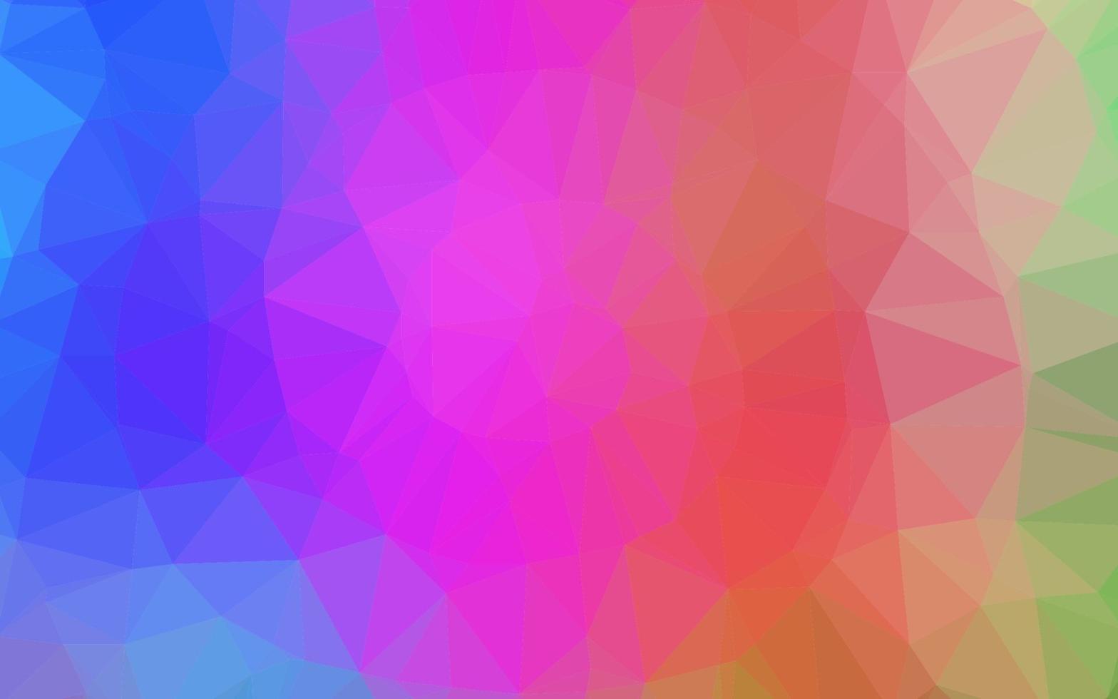 Light Multicolor, Rainbow vector abstract mosaic pattern.