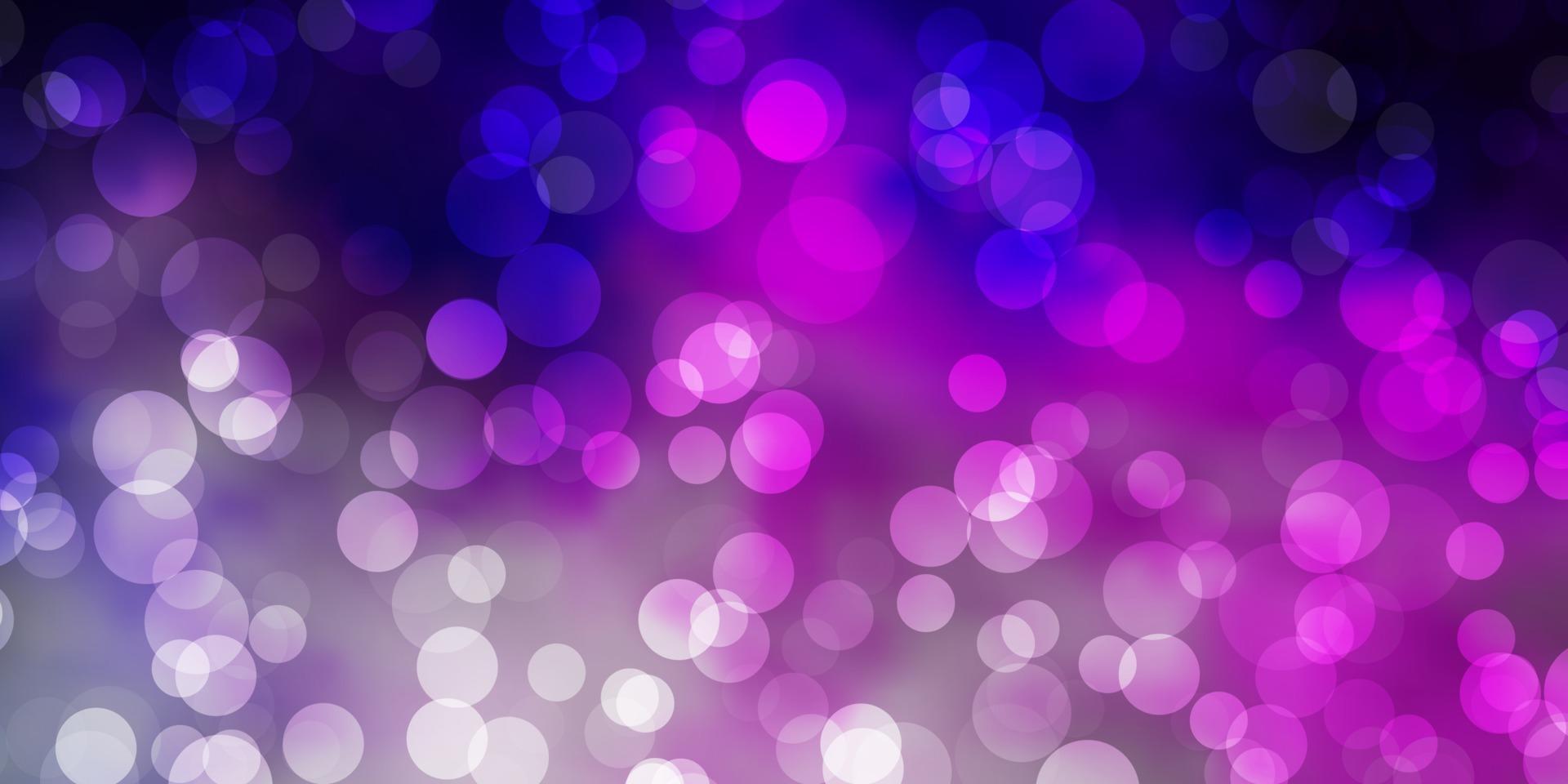 Light Pink vector background with spots.