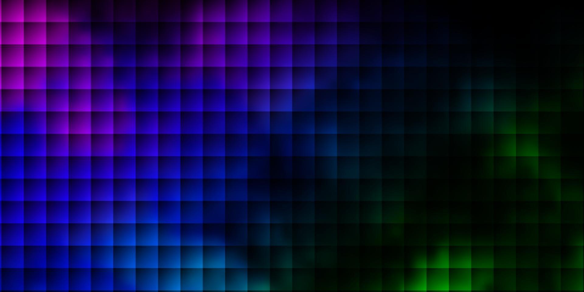 Dark Multicolor vector texture in rectangular style.