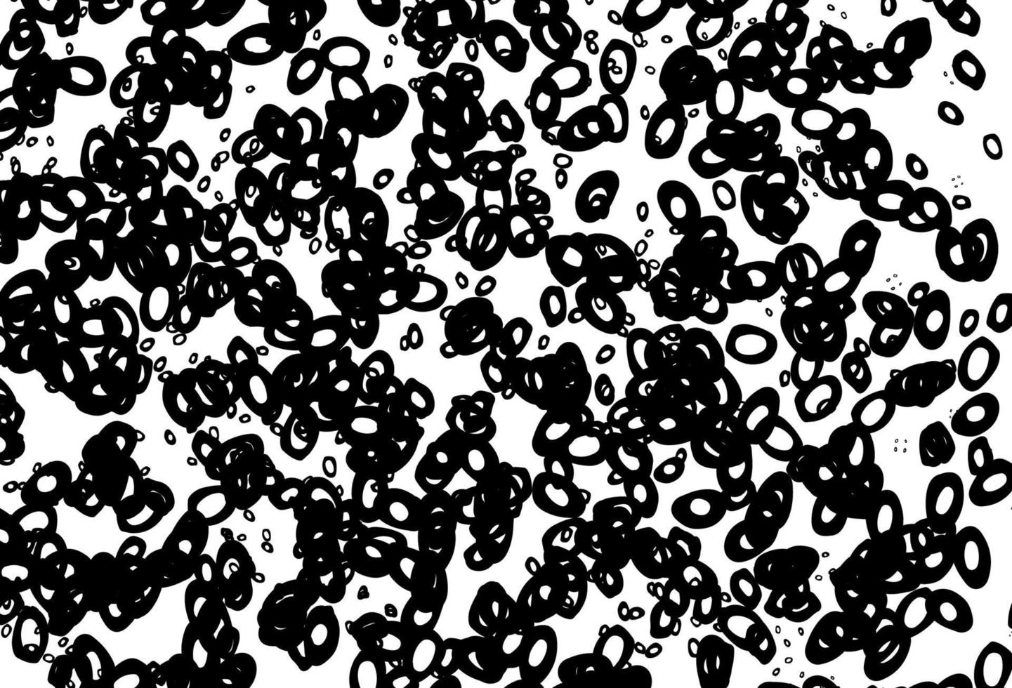 Black and white vector layout with circle shapes.