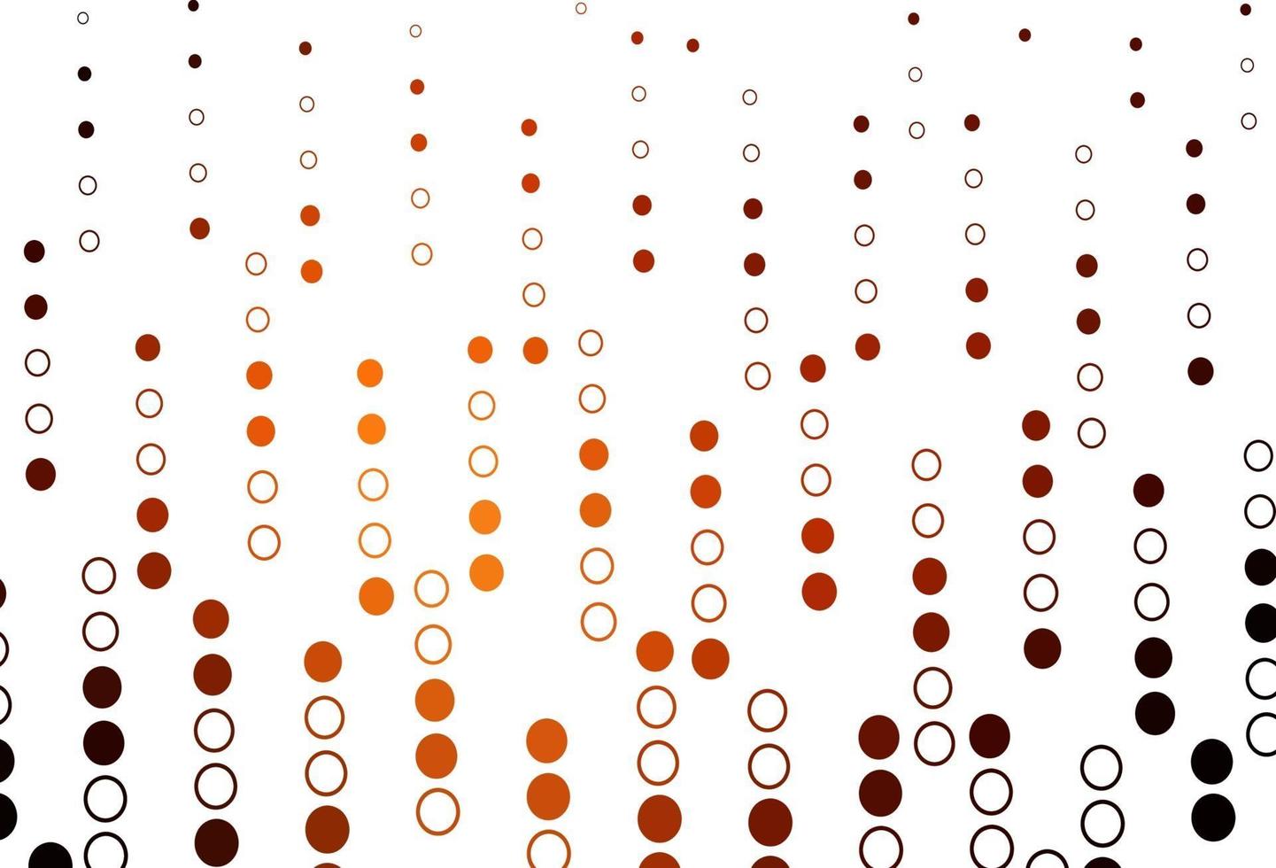 Light Red, Yellow vector background with bubbles.