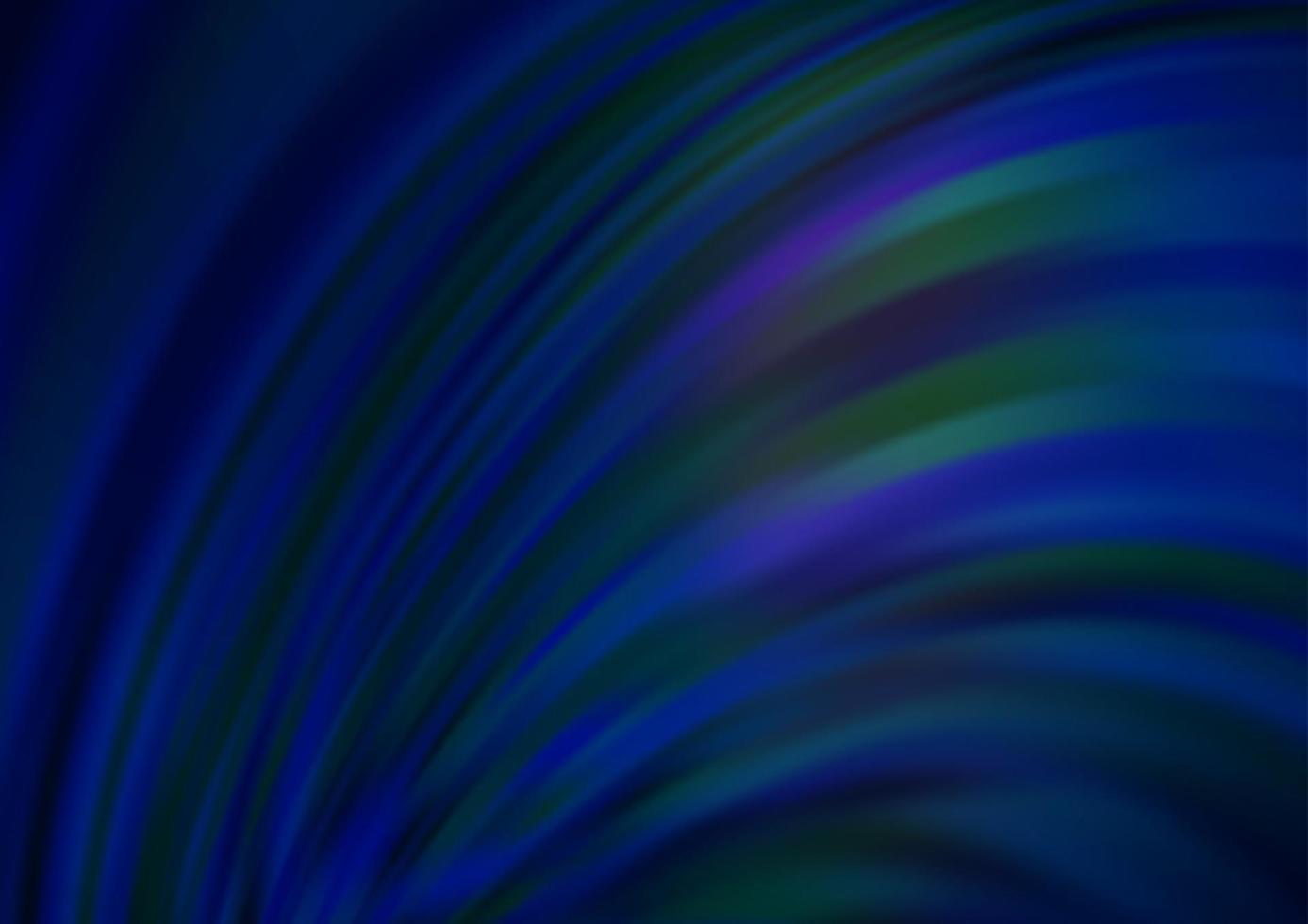 Dark BLUE vector pattern with liquid shapes.
