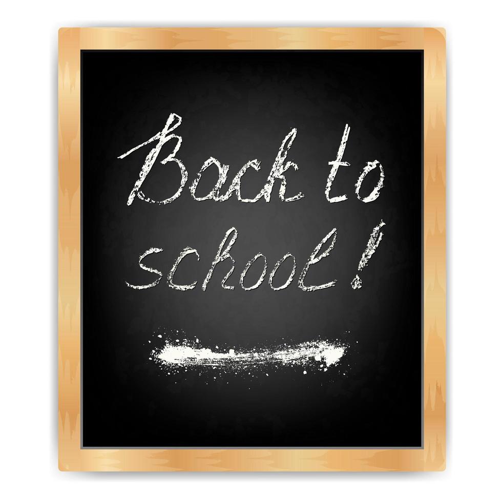 Blackboard - Back to school2 vector