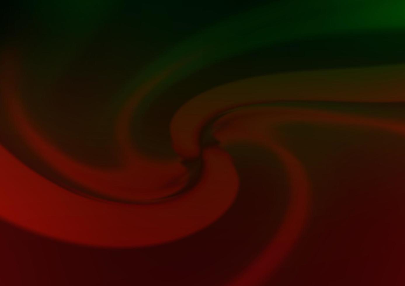 Dark Green, Red vector abstract bright background.