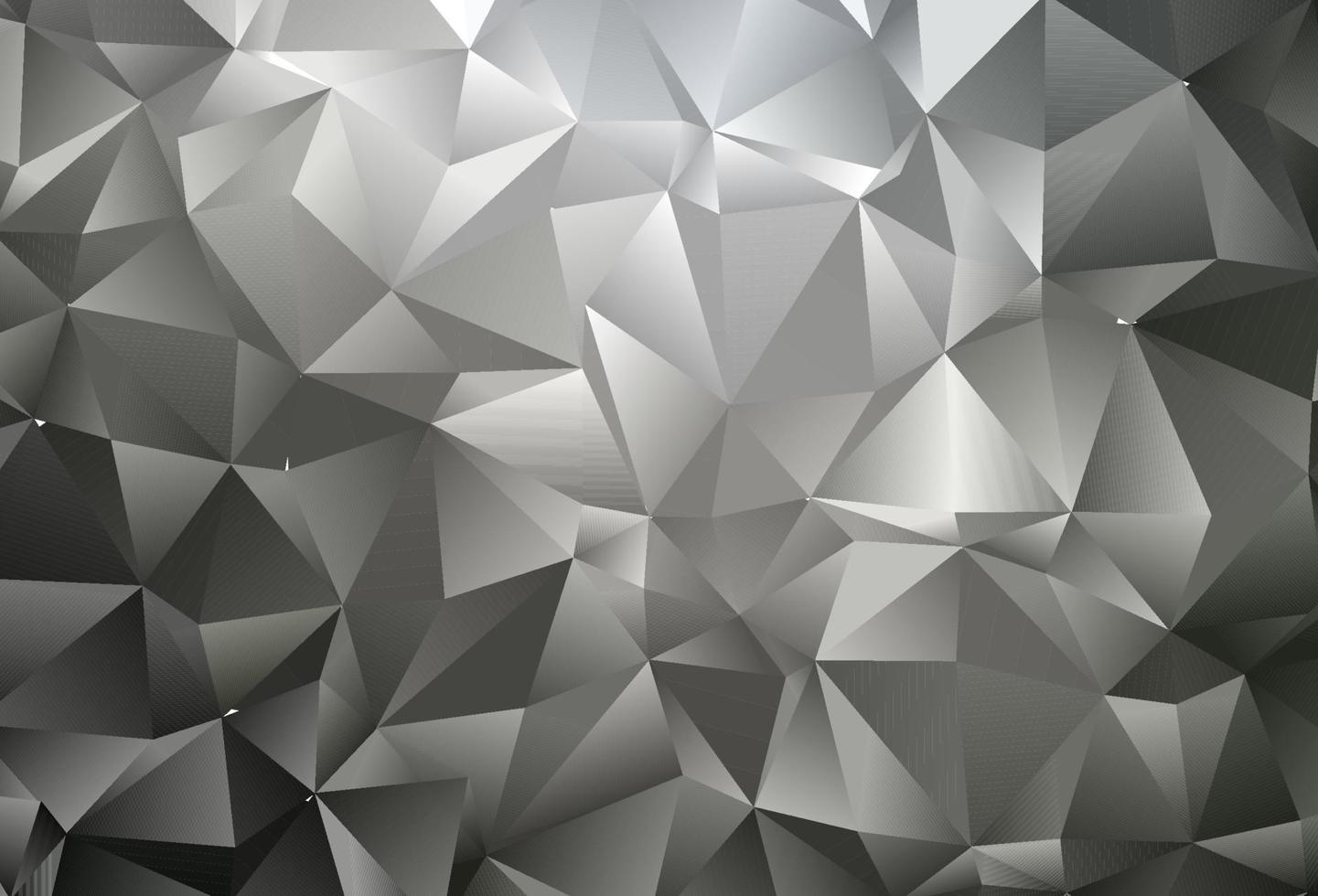 Dark Black vector triangle mosaic cover.