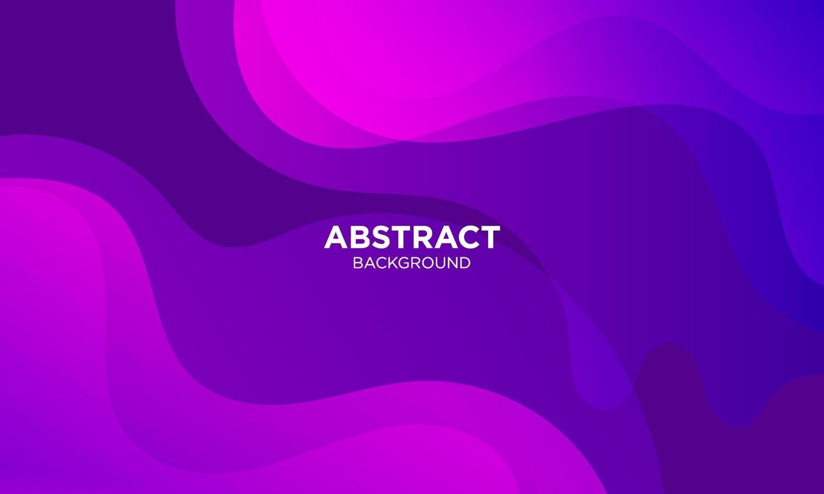 Abstract Purple Fluid Wave Background vector