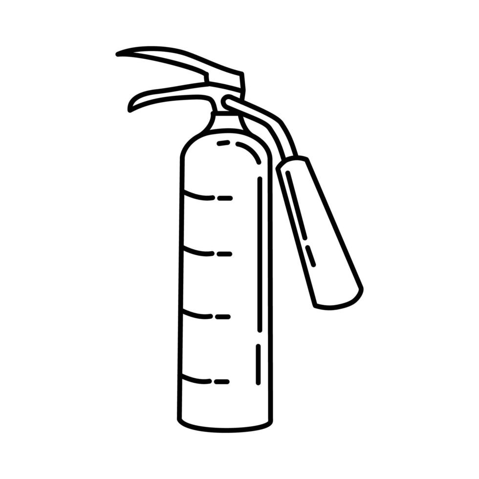 Fire Extinguisher Icon. Doodle Hand Drawn or Outline Icon Style vector