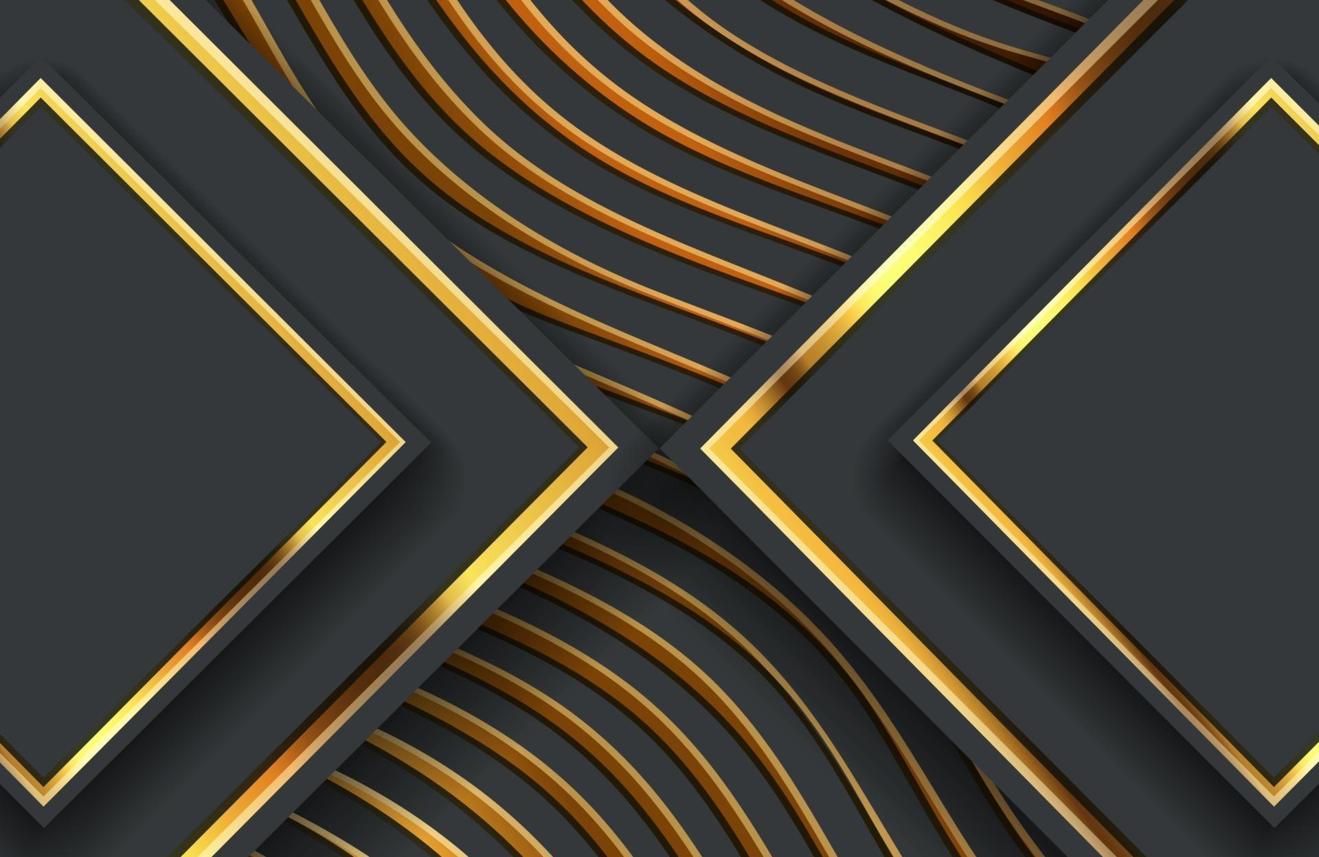 Black and Gold abstract Geometric background 3216882 Vector Art at Vecteezy