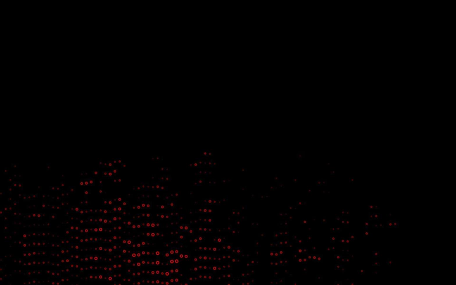 Dark Green, Red vector texture with disks.