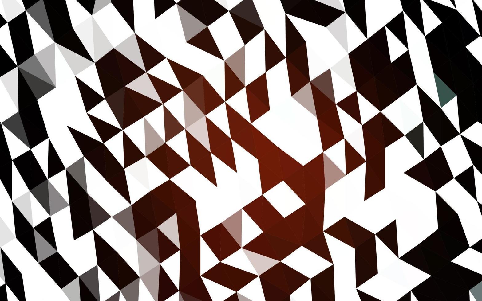 Fondo de mosaico abstracto de vector rojo oscuro.