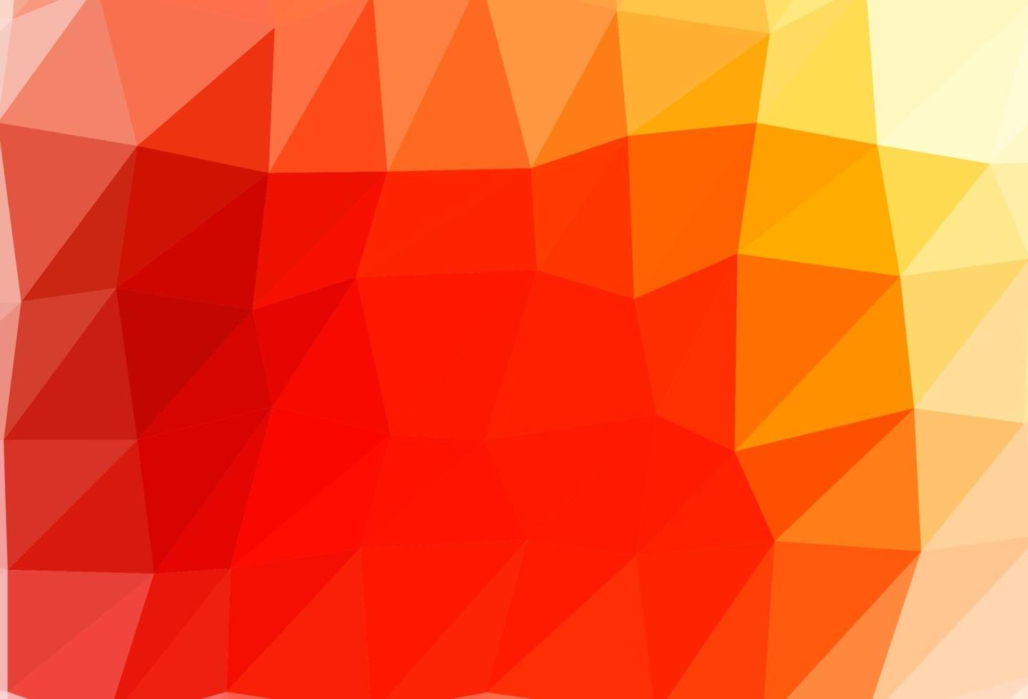 Light Red, Yellow vector low poly texture.