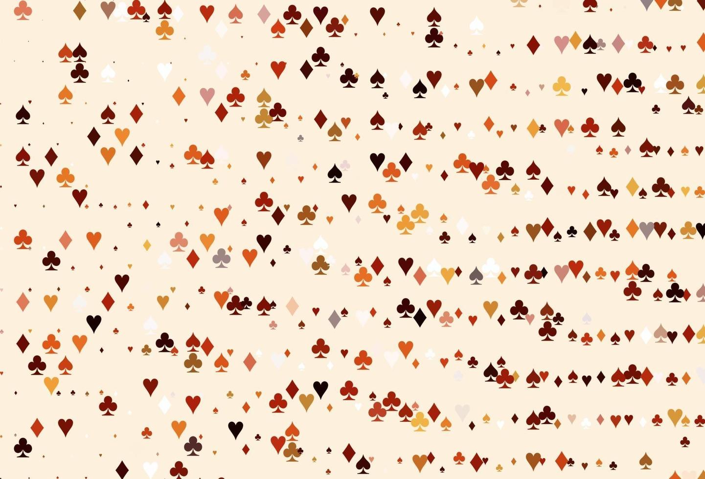 Light Red, Yellow vector layout with elements of cards.