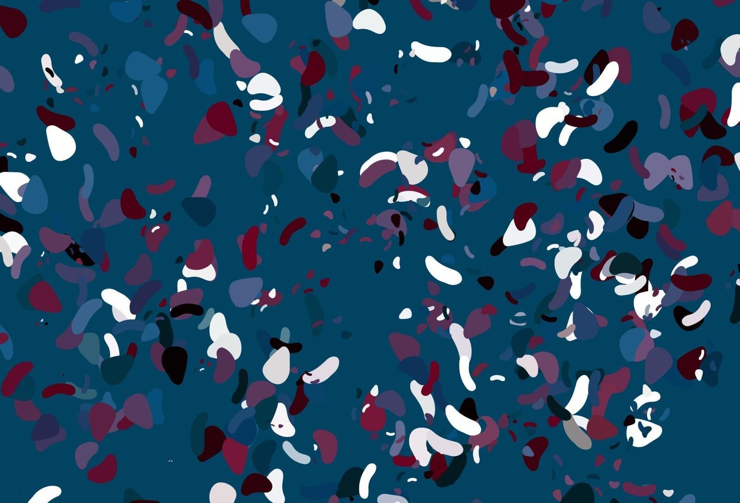 Light blue, red vector backdrop with abstract shapes.