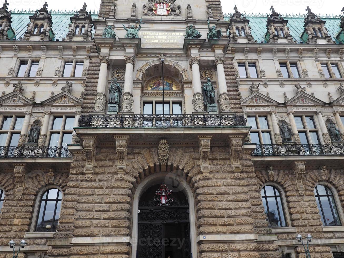 Hamburg Rathaus city hall photo