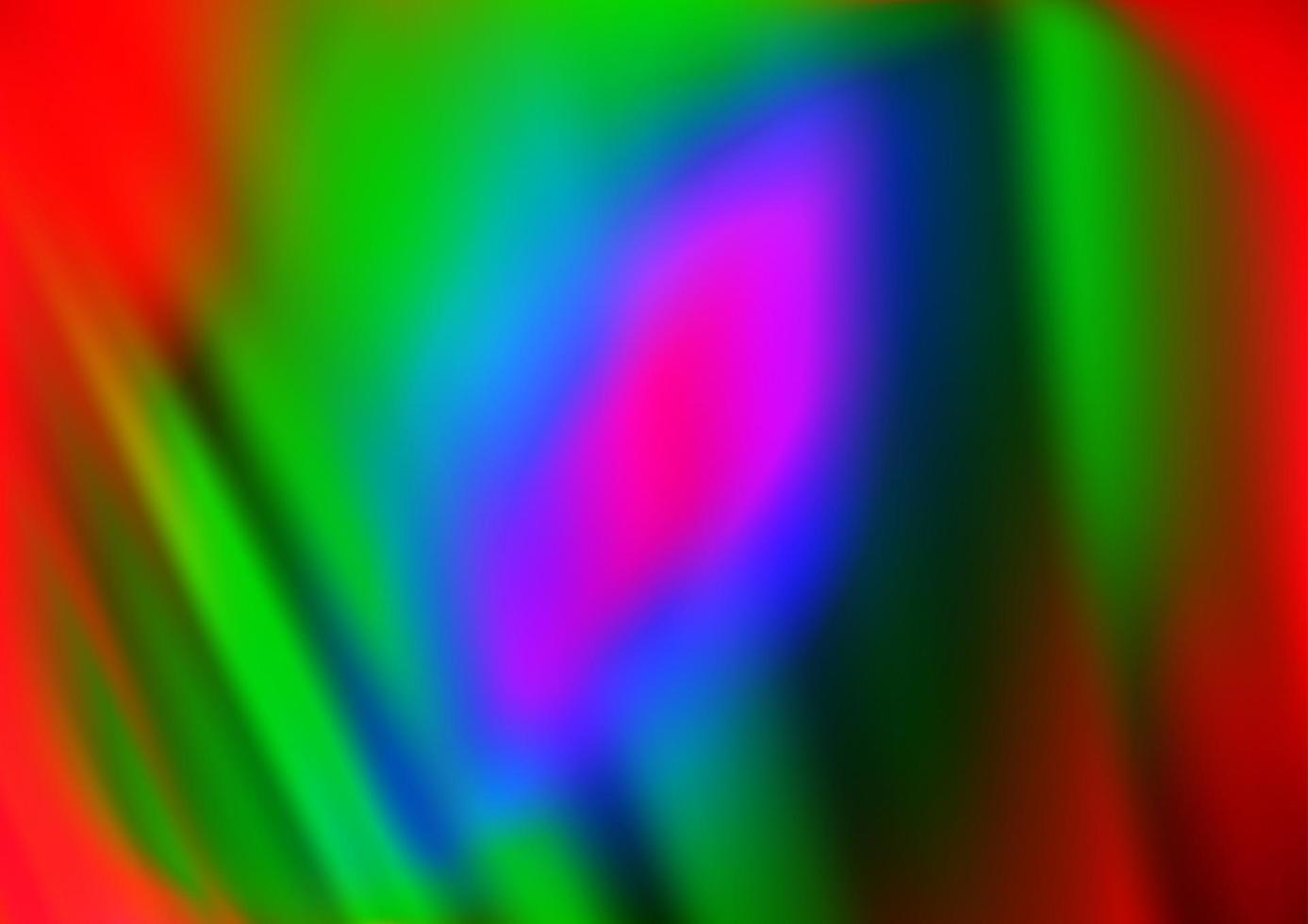 multicolor claro, plantilla de vector de arco iris con líneas dobladas.