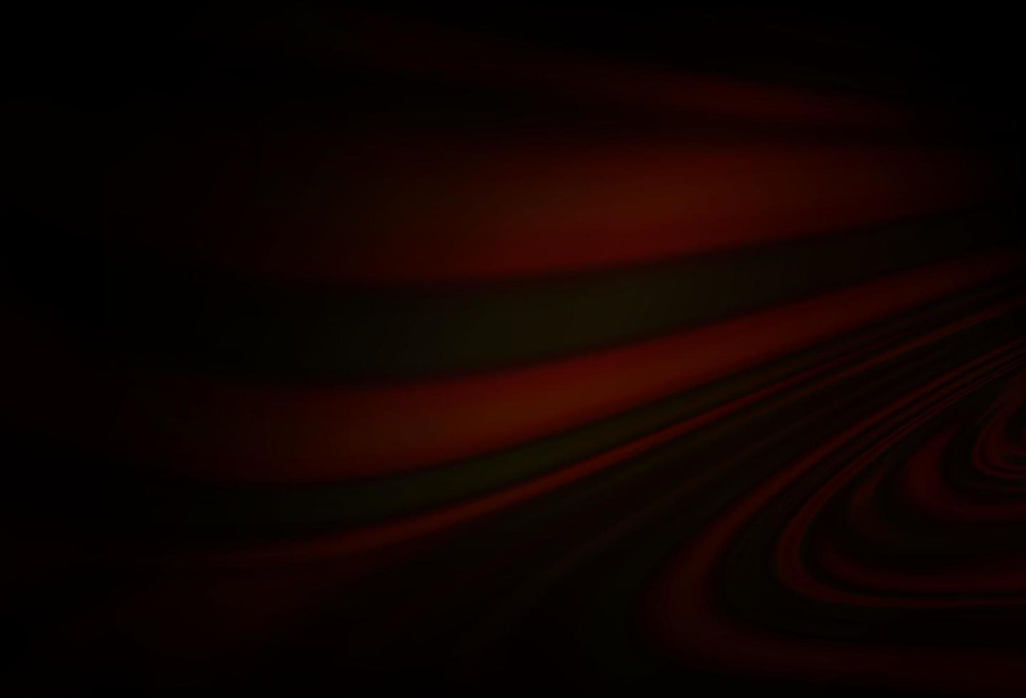 Fondo de vector rojo oscuro con círculos curvos.