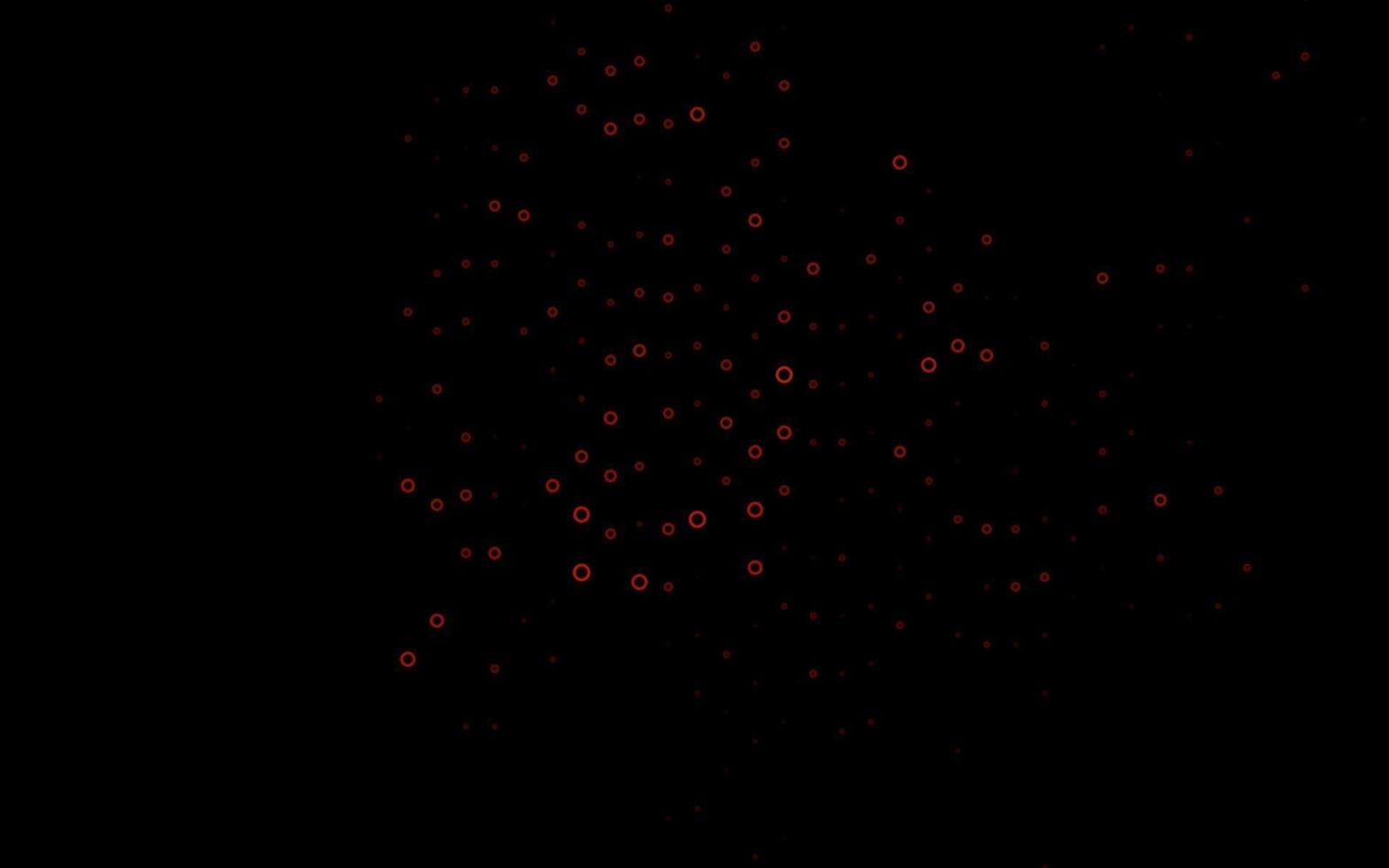 Dark Red vector backdrop with dots.